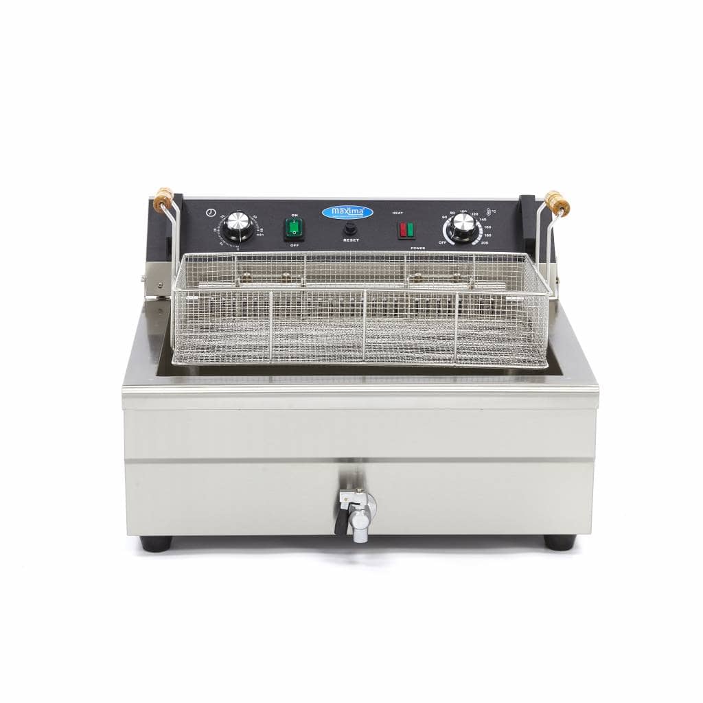 Deep Fryer - 20L - 1 Basket - with Drain Tap — 4