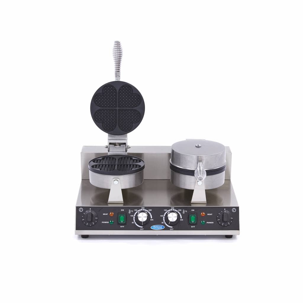 Waffle Maker - 8 Waffles - Hearts - Double — 2