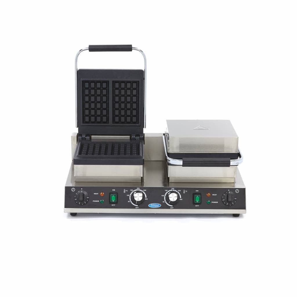 Waffle Maker - 4 Pieces - Belgian - Double — 2