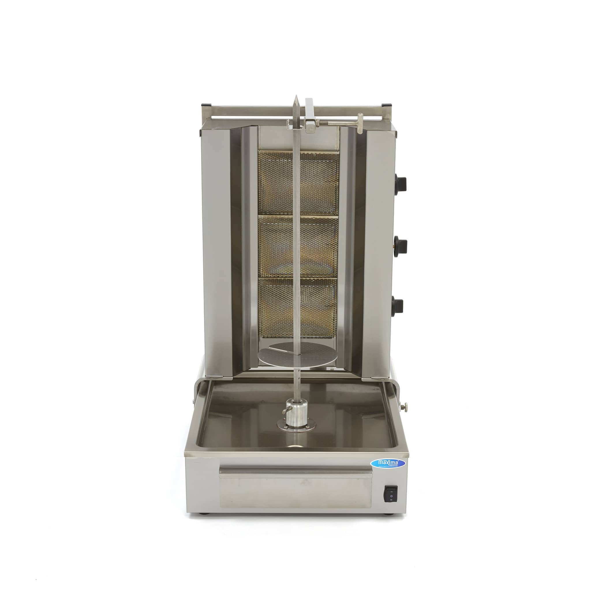 Kebab Grill - 3 Burners - 40kg Meat - Gas — 2