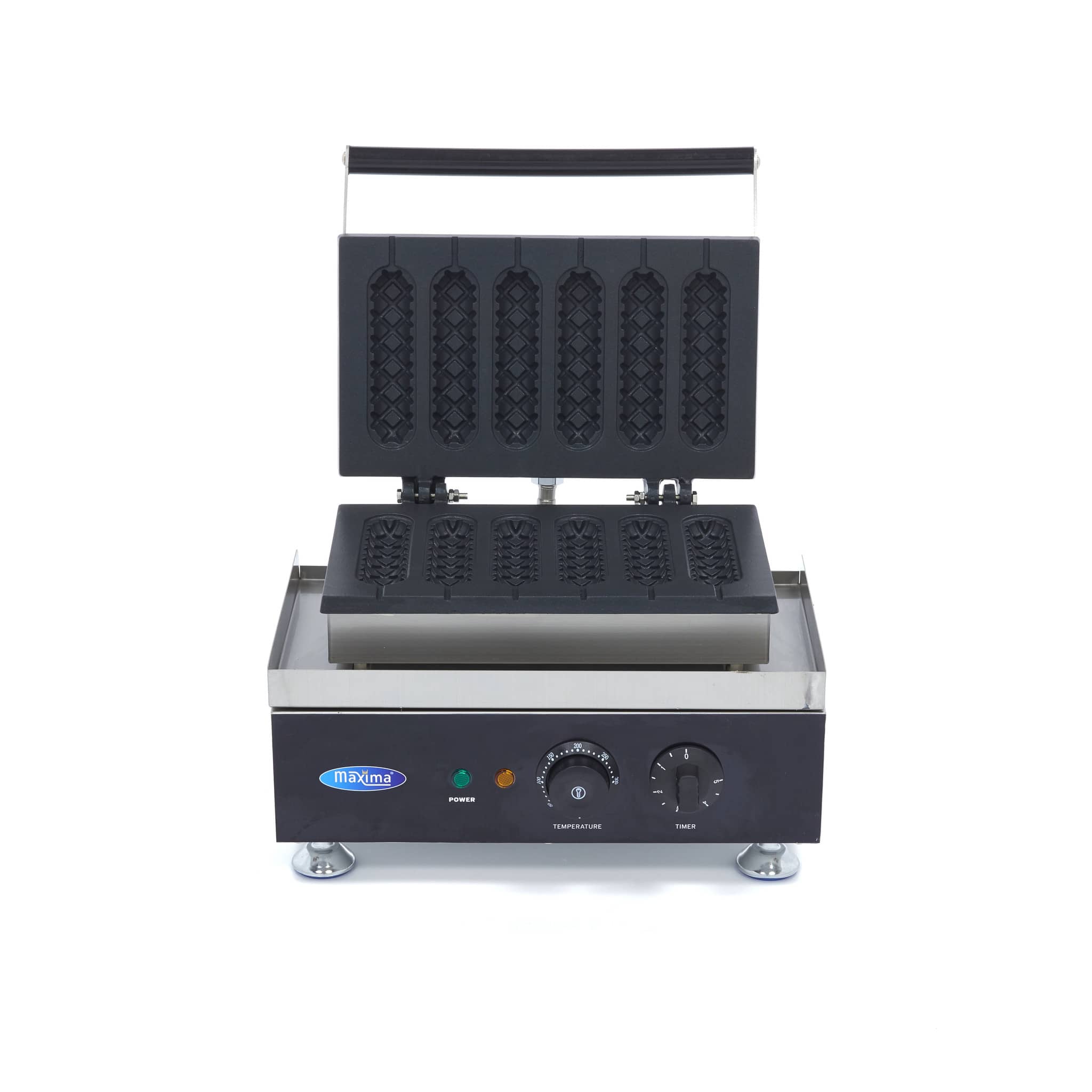 Waffle Maker - 6 Sticks - Corn Dogs - Diamond Pattern — 2