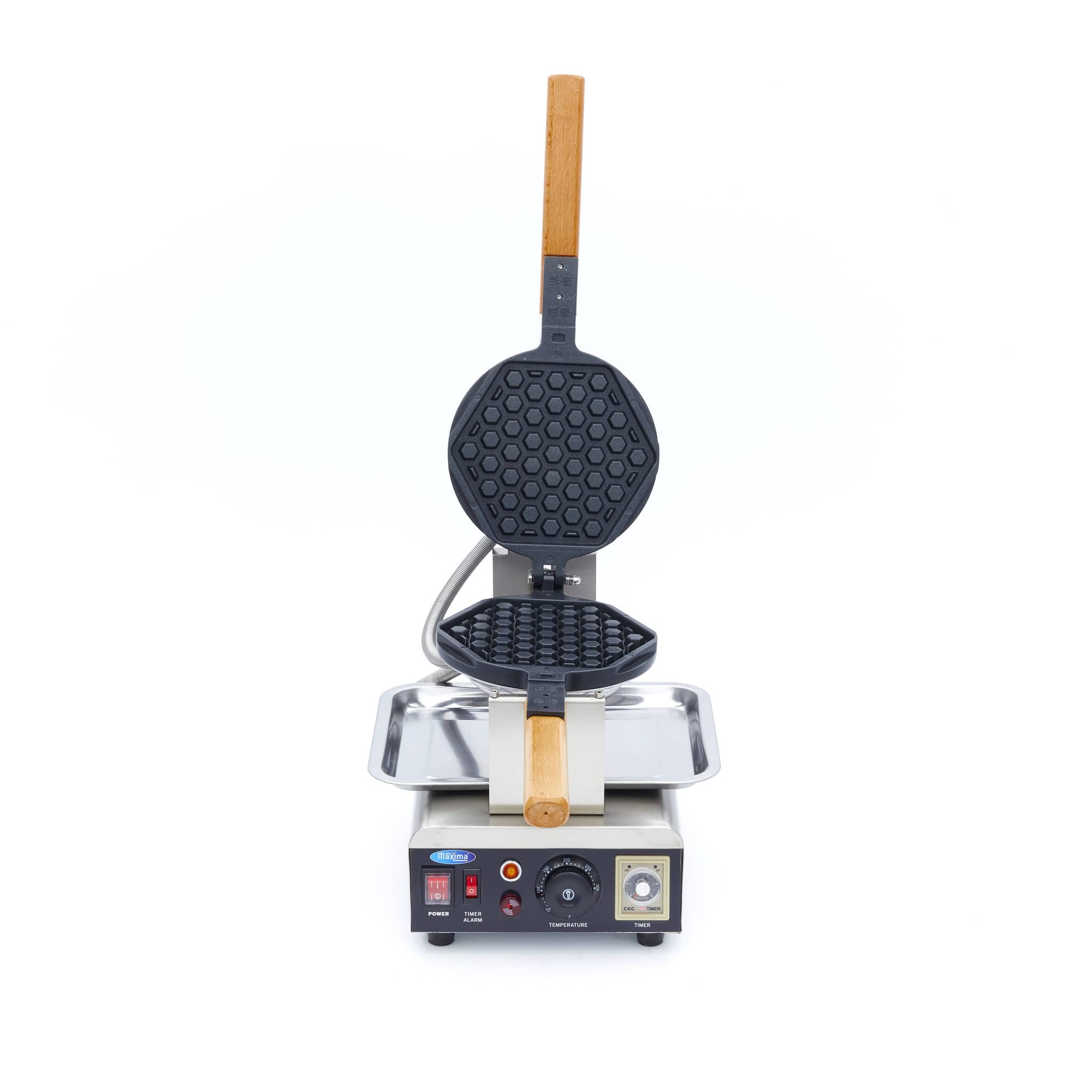Waffle Maker - 1 Waffle - Round Honeycomb Pattern — 2