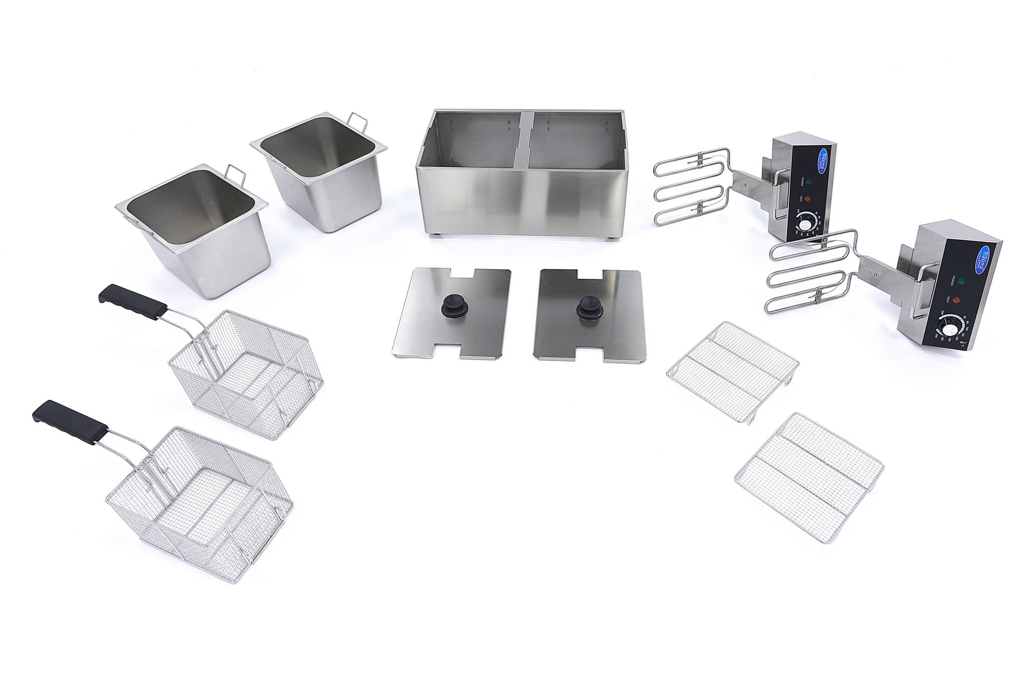 Deep Fryer - 2 x 8L - 2 Baskets - up to 2,8kg of Fries — 8
