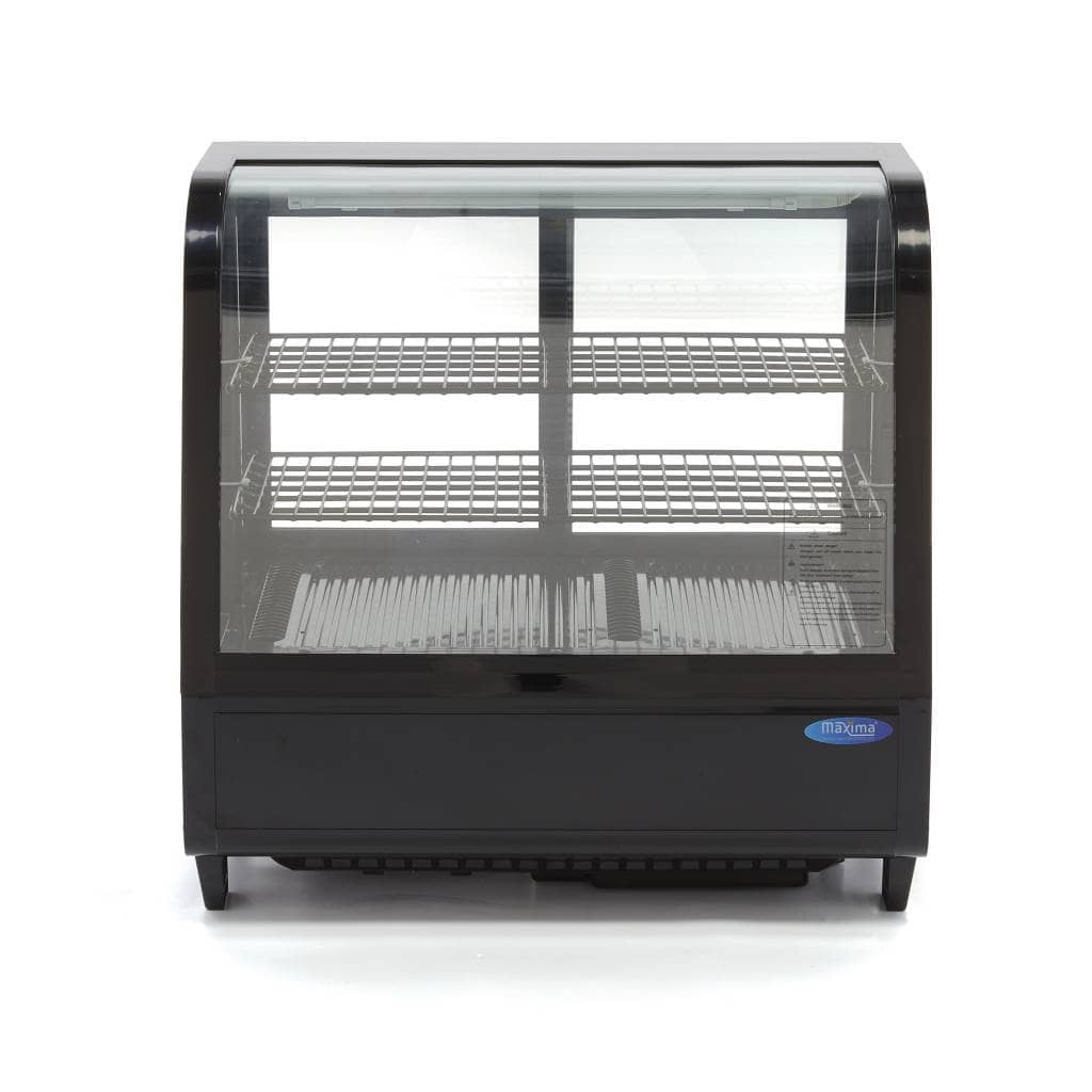 Display Fridge - 100L - 68cm - Black - Rear Sliding Door — 2