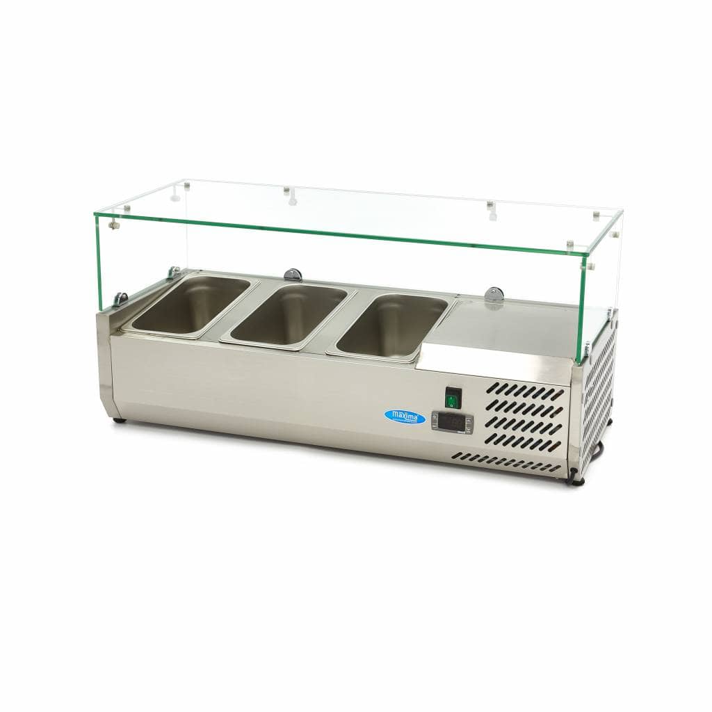 Countertop Prep Fridge - 95cm - Fits 3 x 1/3 GN — 5