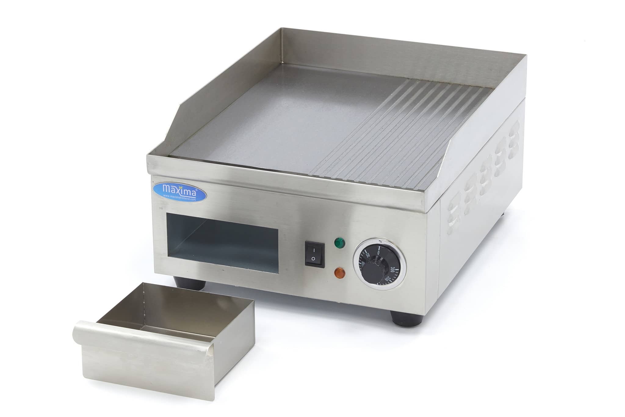 Griddle - Half Grooved - 36cm - incl Drip Tray — 6