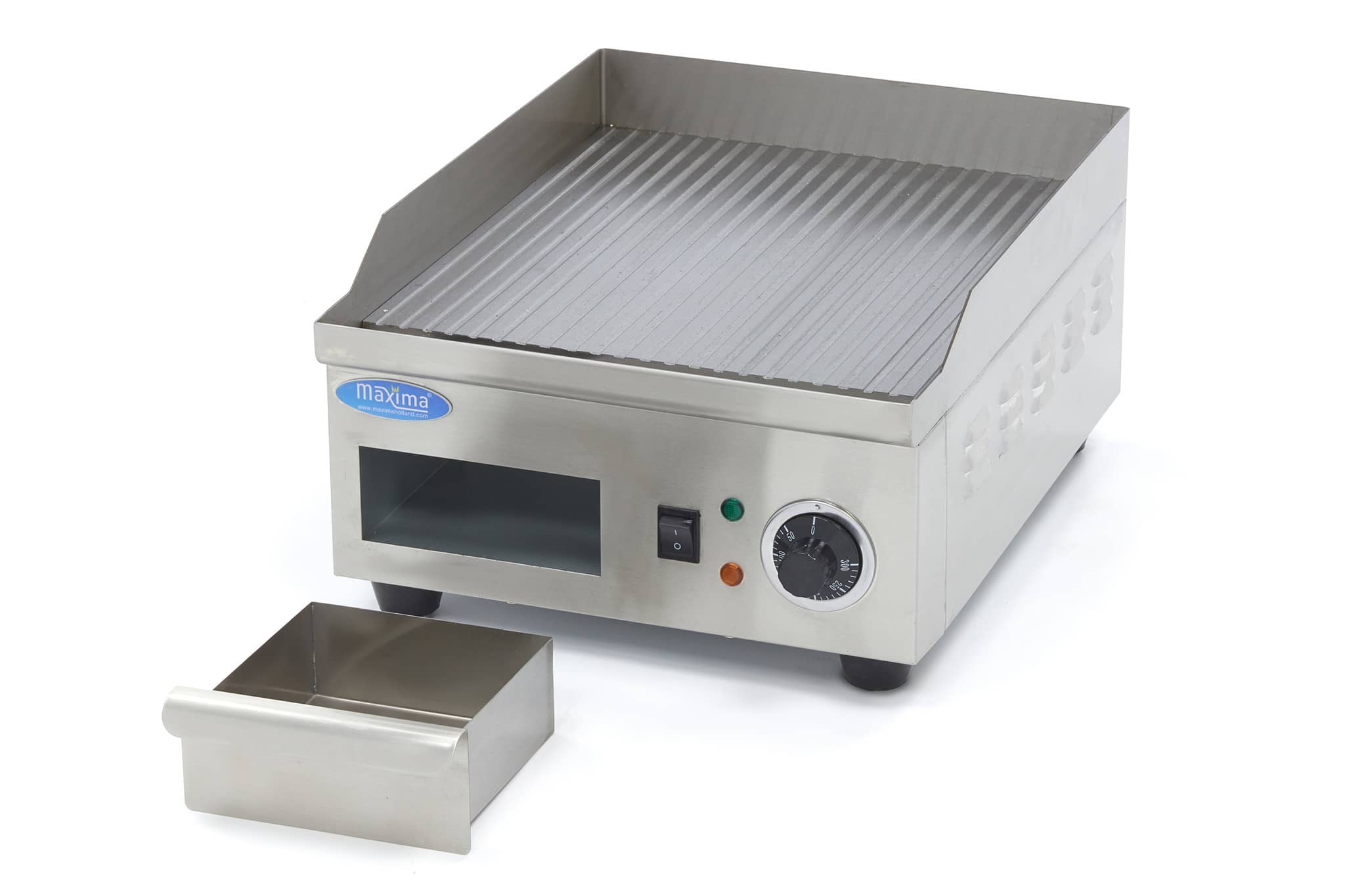 Griddle - Grooved - 36cm - incl Drip Tray — 6