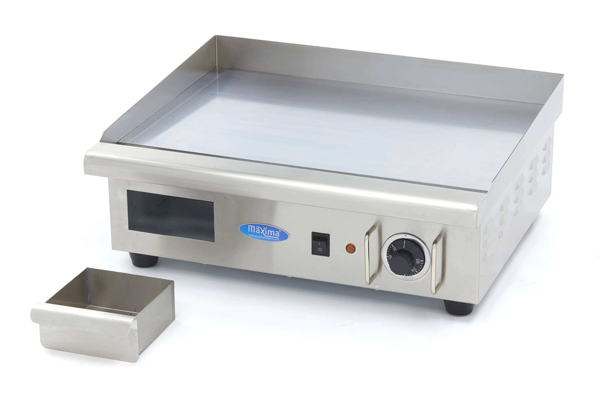 Griddle - Smooth Chrome - 55cm - incl Drip tray — 6