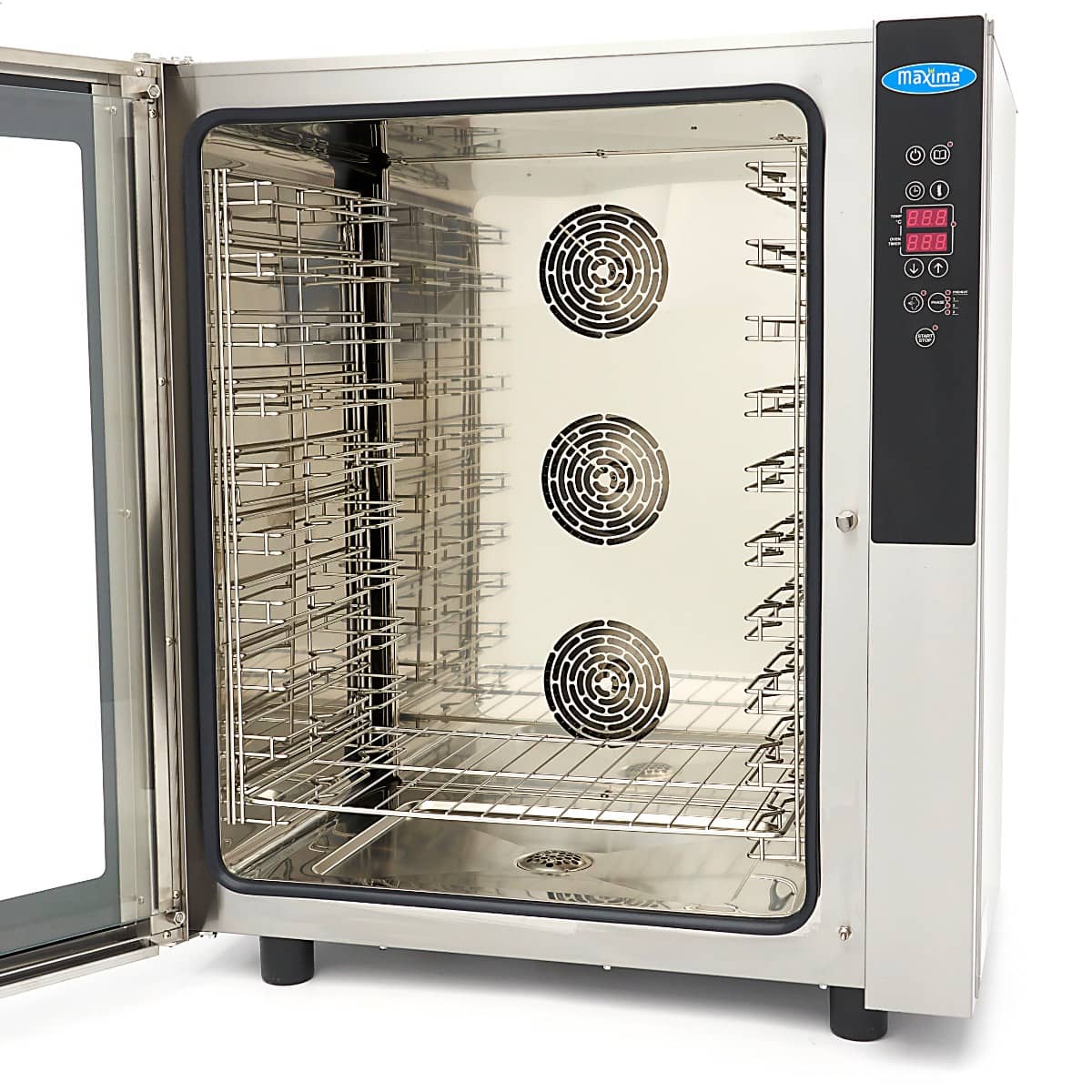 Combi Steam Oven - Fits 10 Trays (1/1 GN / 60 x 40cm) - Digital Display - 400V — 6