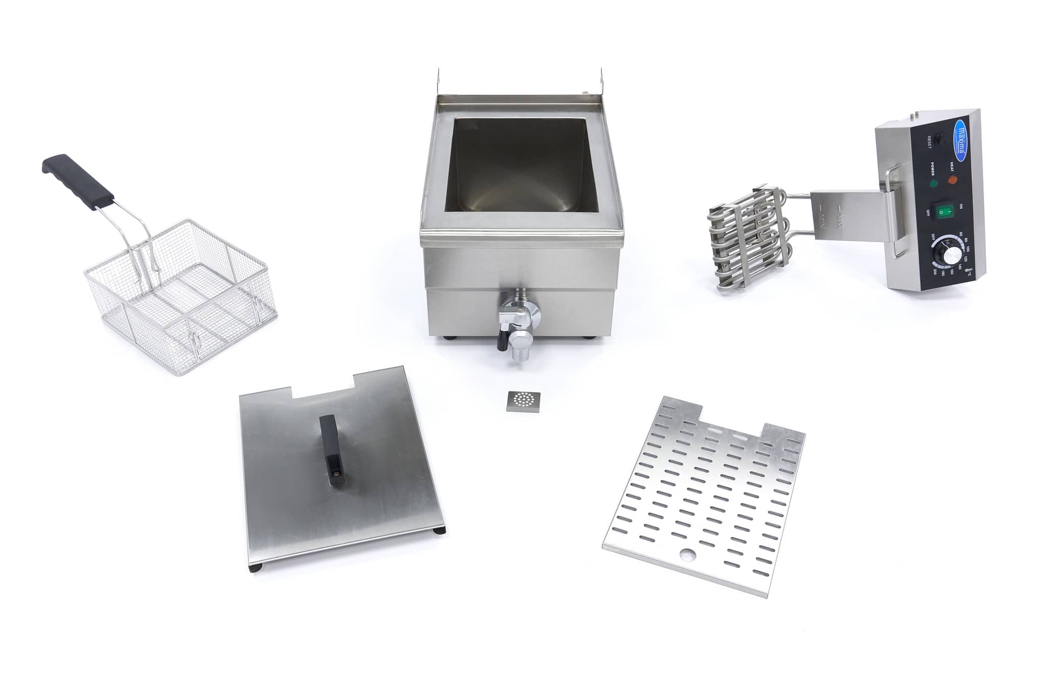 Deep Fryer - 10L - 1 Basket - with Drain Tap — 8