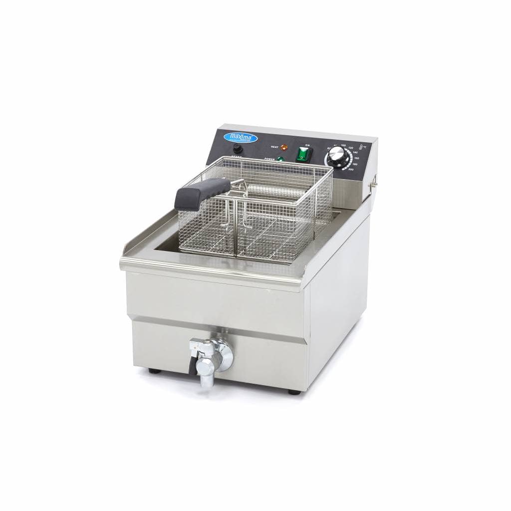 Deep Fryer - 16L - 1 Basket - with Drain Tap — 5