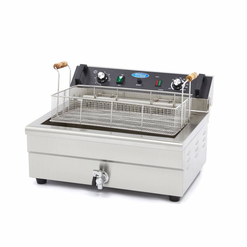 Deep Fryer - 20L - 1 Basket - with Drain Tap — 3