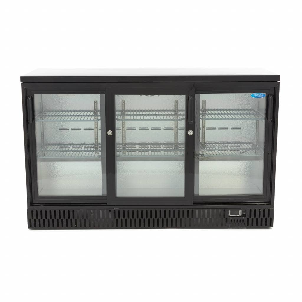 Drinks Fridge - 3 Sliding Doors - 6 Adjustable Shelves — 2