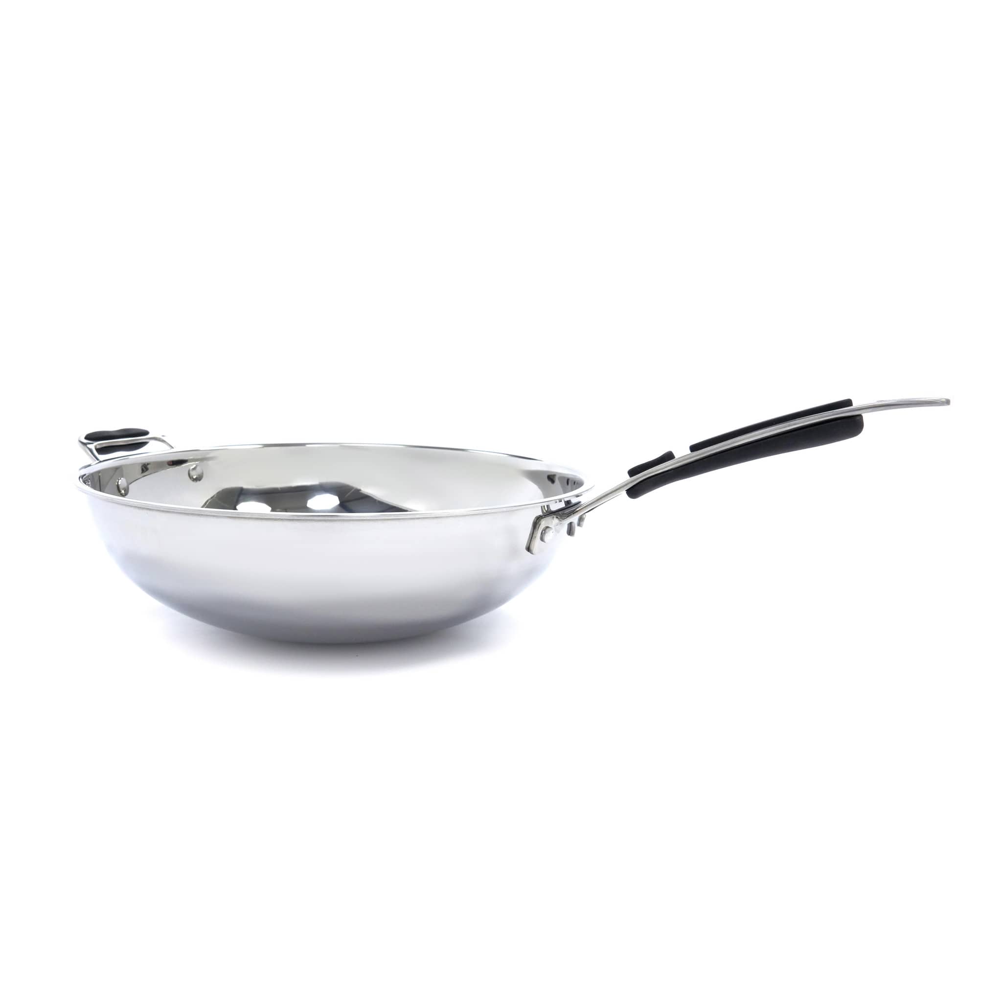 Wok Pan - Ø36cm - Stainless Steel - Induction — 6