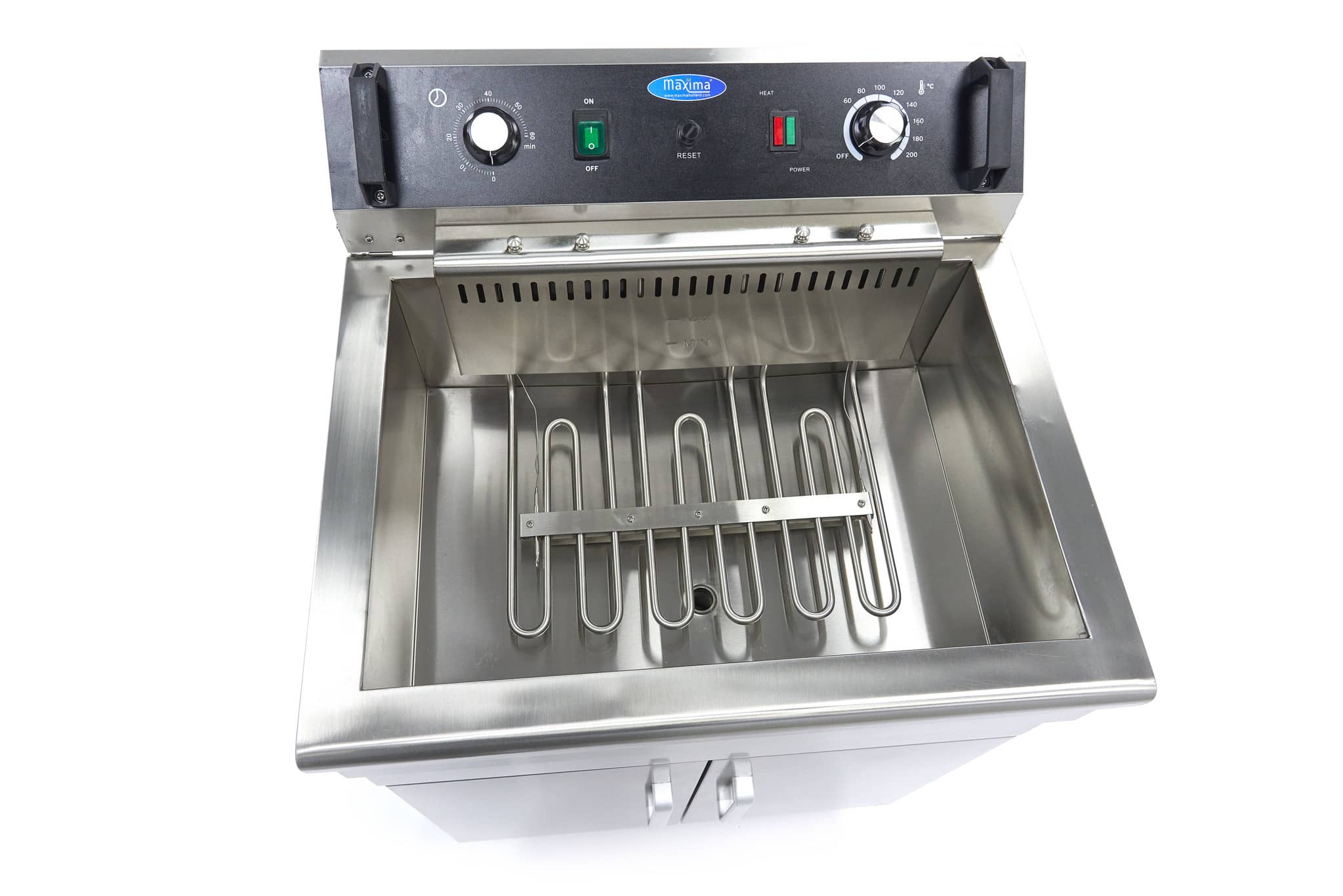 Deep Fryer - 30L - 1 Basket - with Drain Tap and Stand — 8