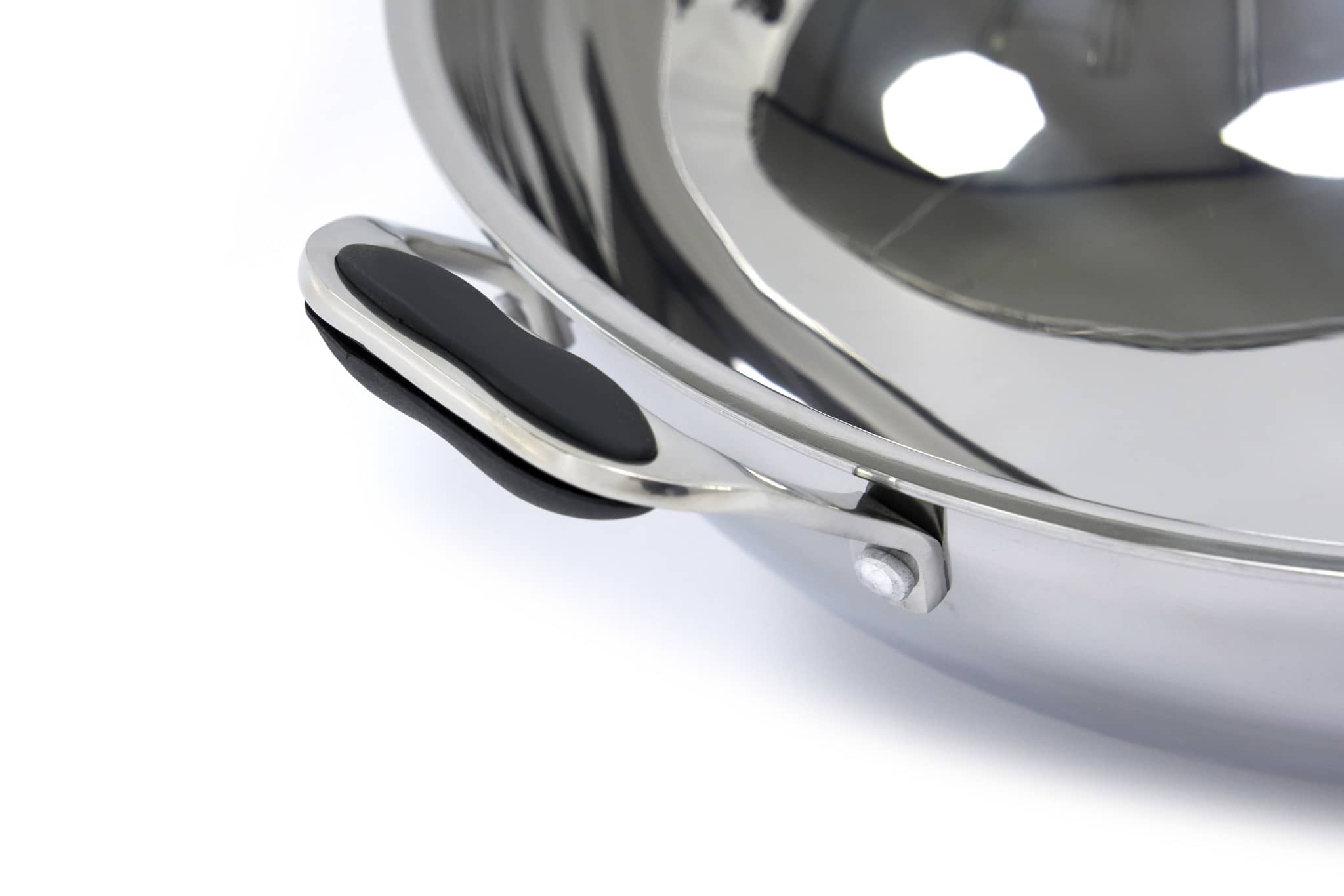 Wok Pan - Ø36cm - Stainless Steel - Induction — 5