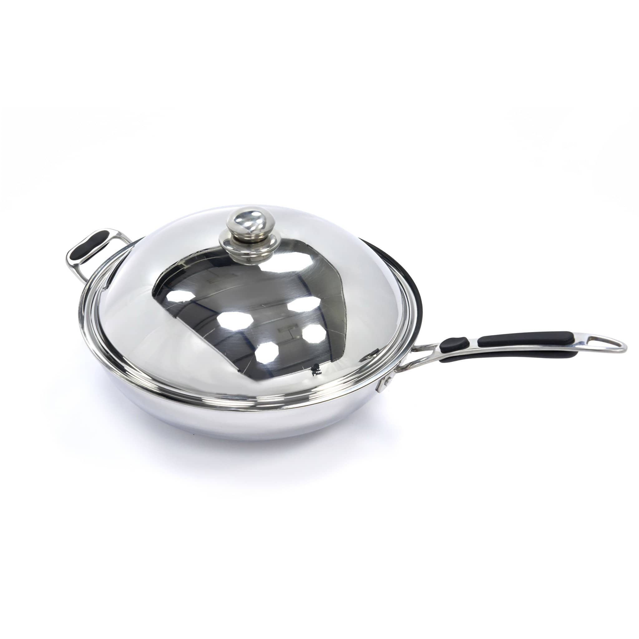 Wok Pan - Ø36cm - Stainless Steel - Induction — 7