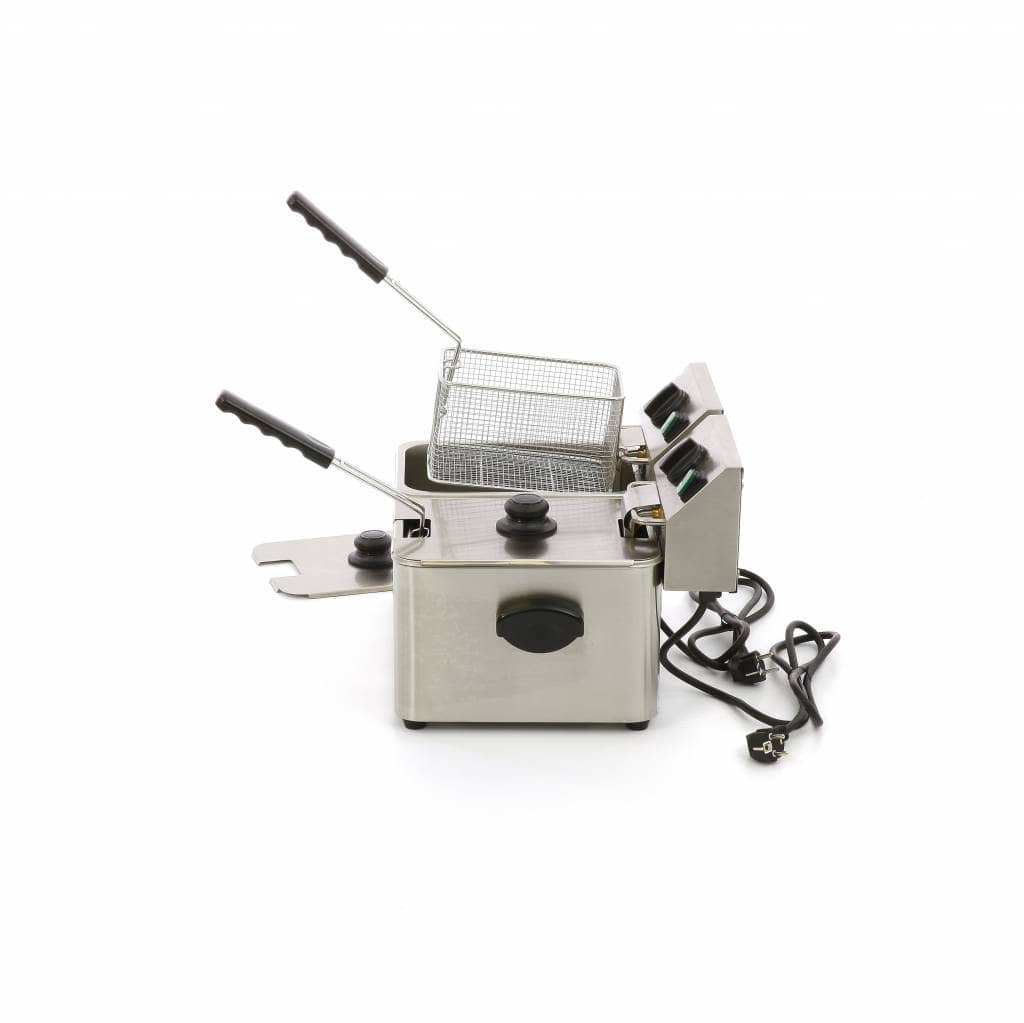 Deep Fryer - 2 x 4L - 2 Baskets - up to 2kg of Fries — 3