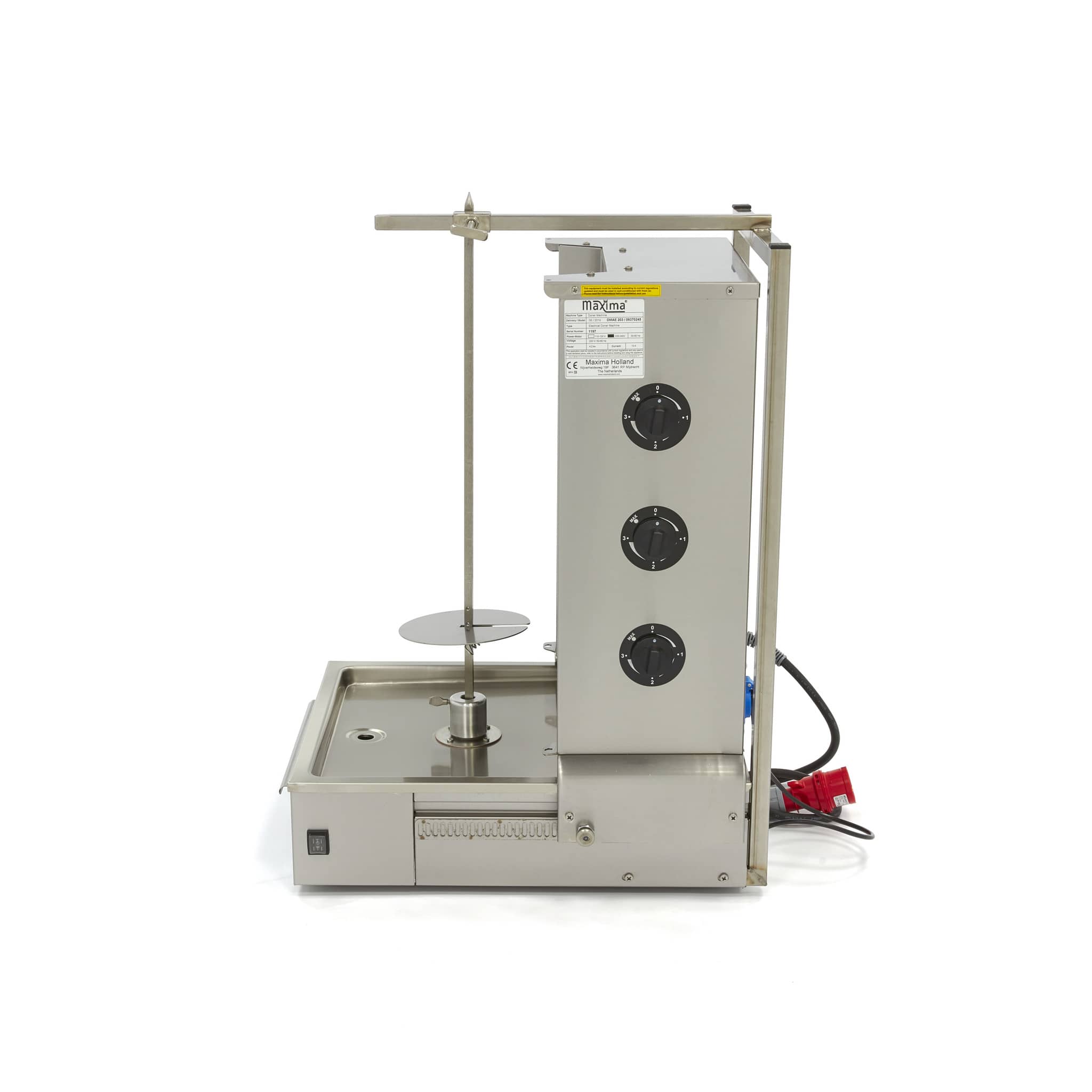 Kebab Grill - 3 Burners - 40kg Meat - Electric — 3
