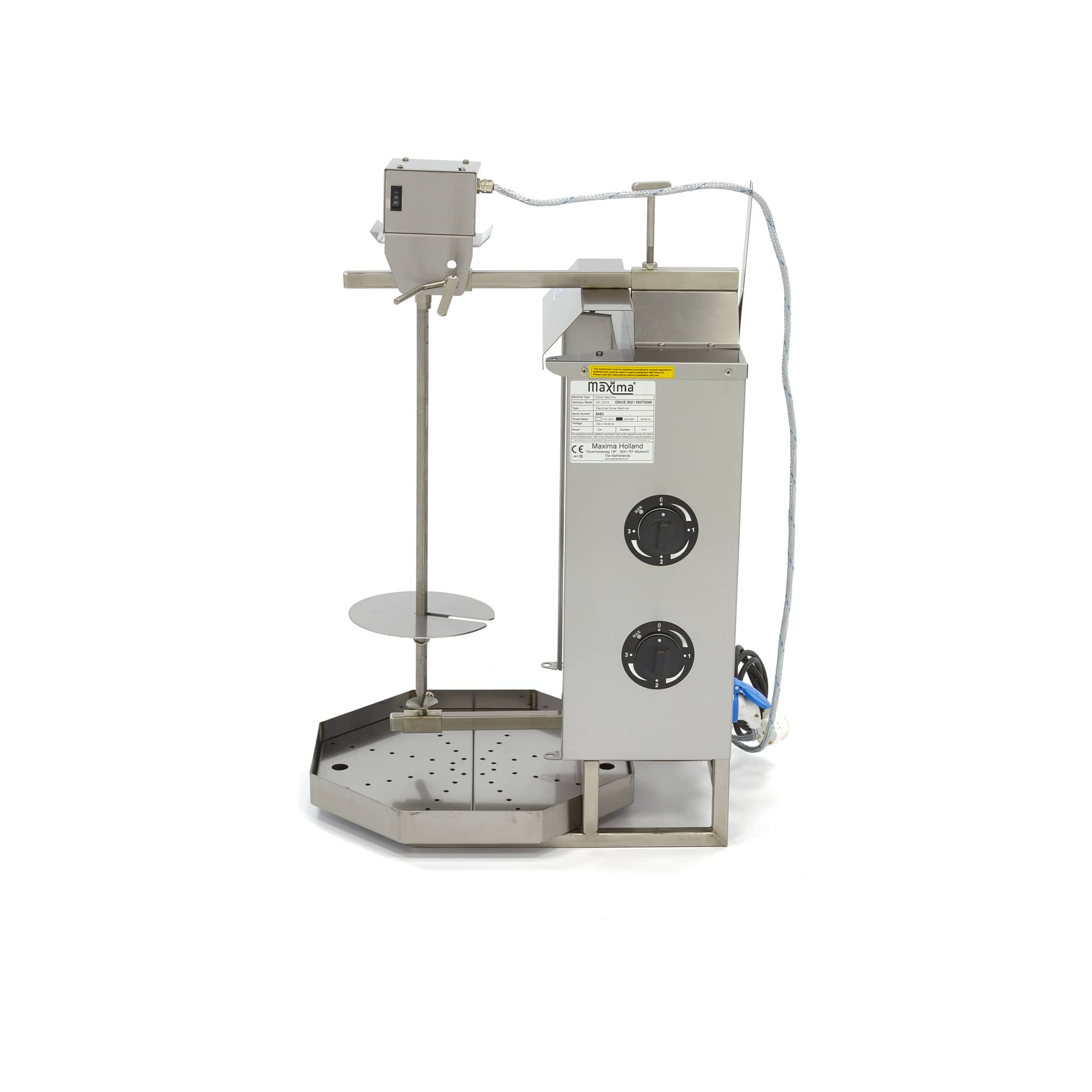 Kebab Grill - 2 Burners - 20kg Meat - Electric — 3