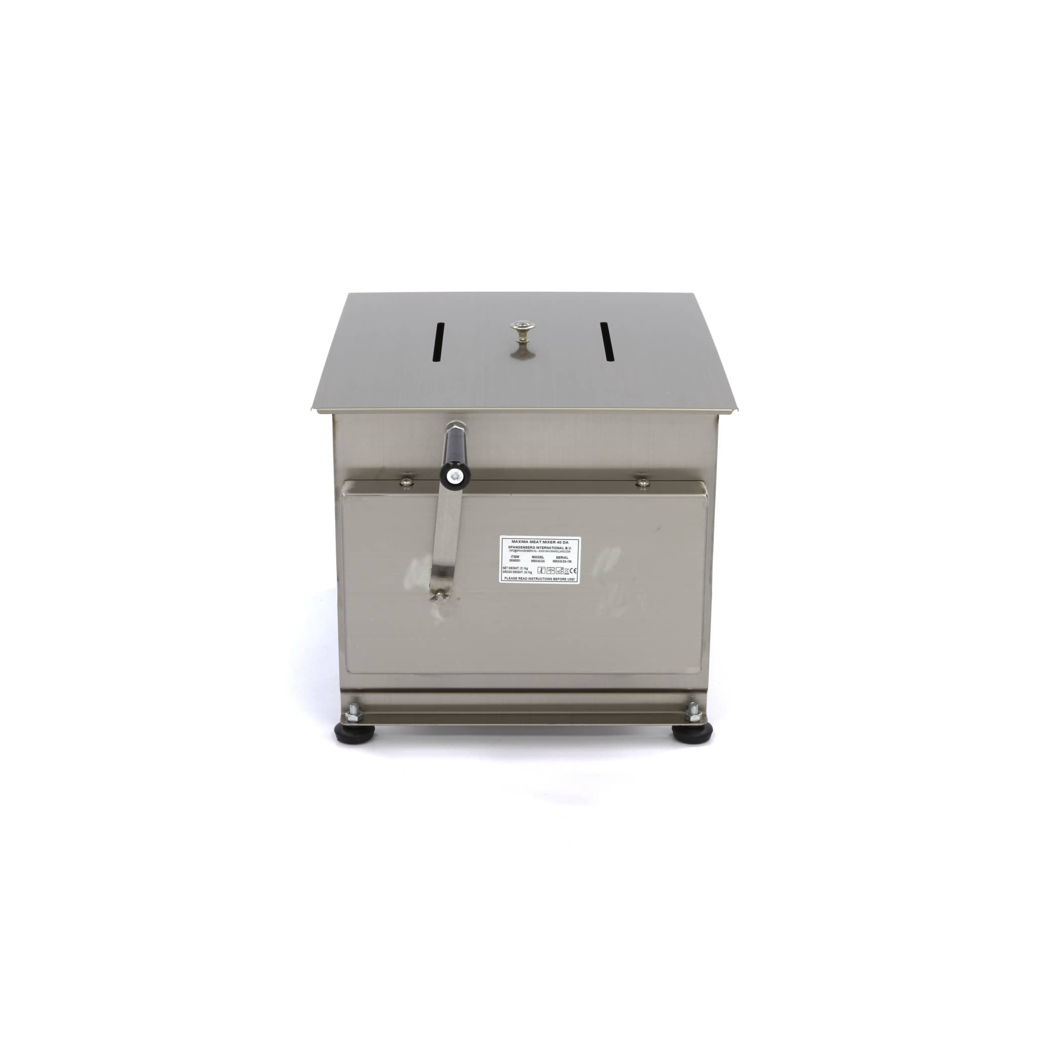 Meat Mixer - 40L - 35kg Meat - Double Axle - Manual — 3