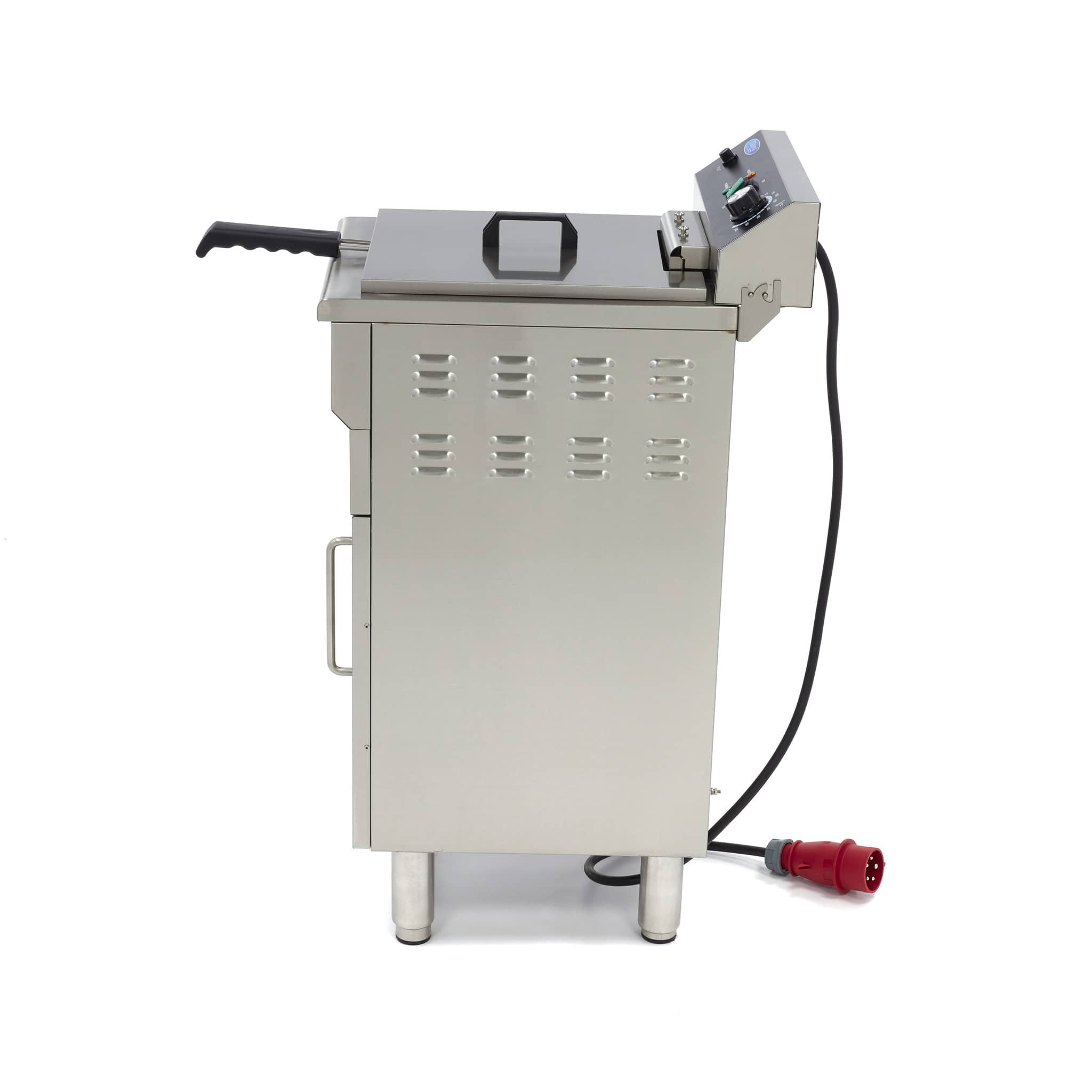Deep Fryer - 16L - 1 Basket - with Drain Tap and Stand - 400V — 3