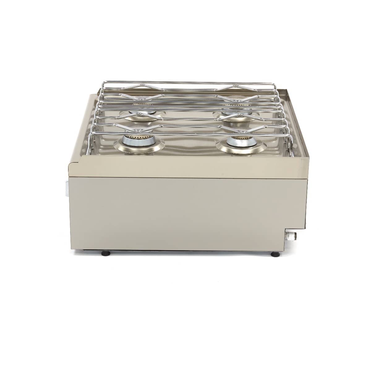 Aragaz profesional pe gaz Maxima Commercial Grade – 4 arzătoare – modul dublu – adâncime 60 cm — 3