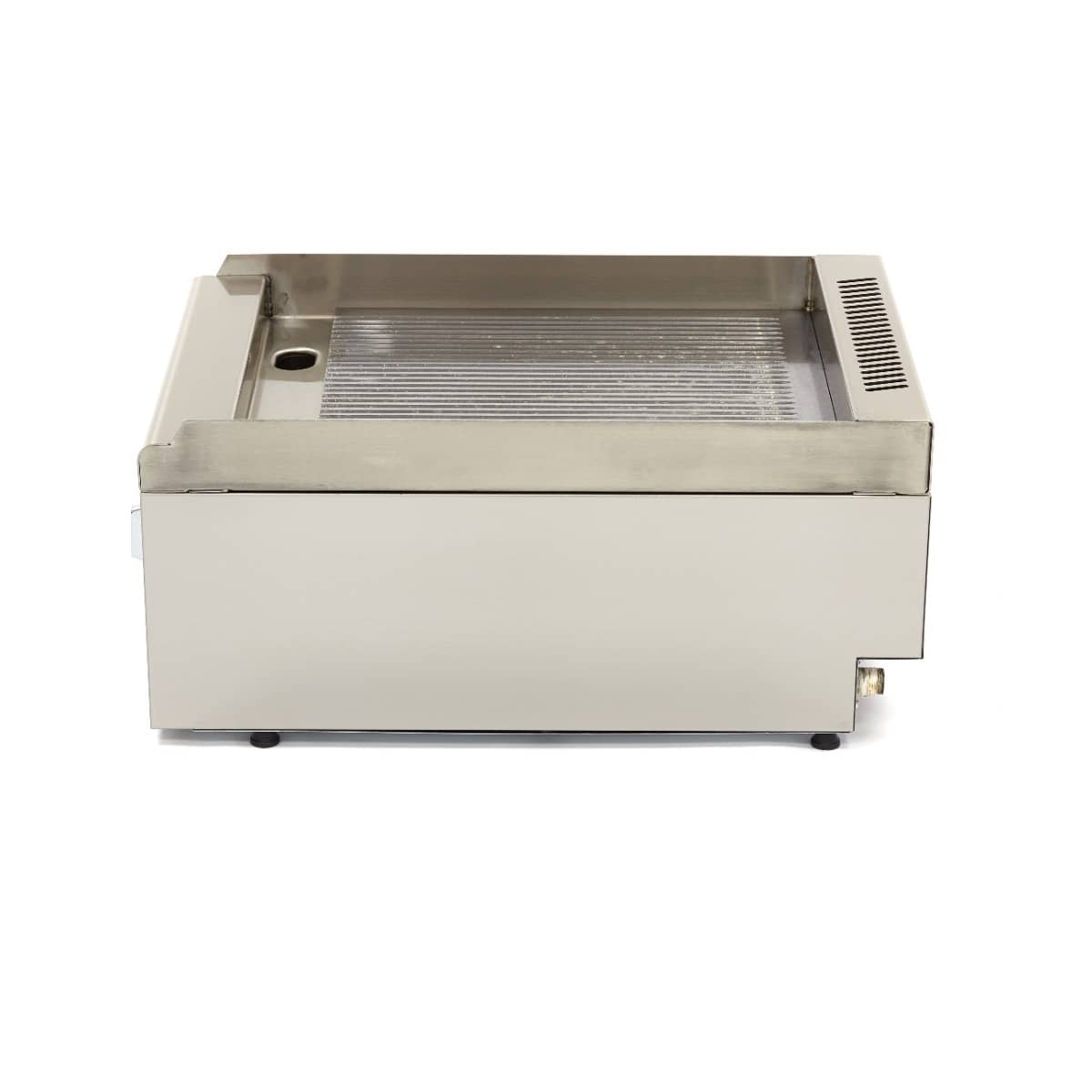 Commercial Grade Griddle - Grooved - Single Unit - 60cm Deep - Gas — 3