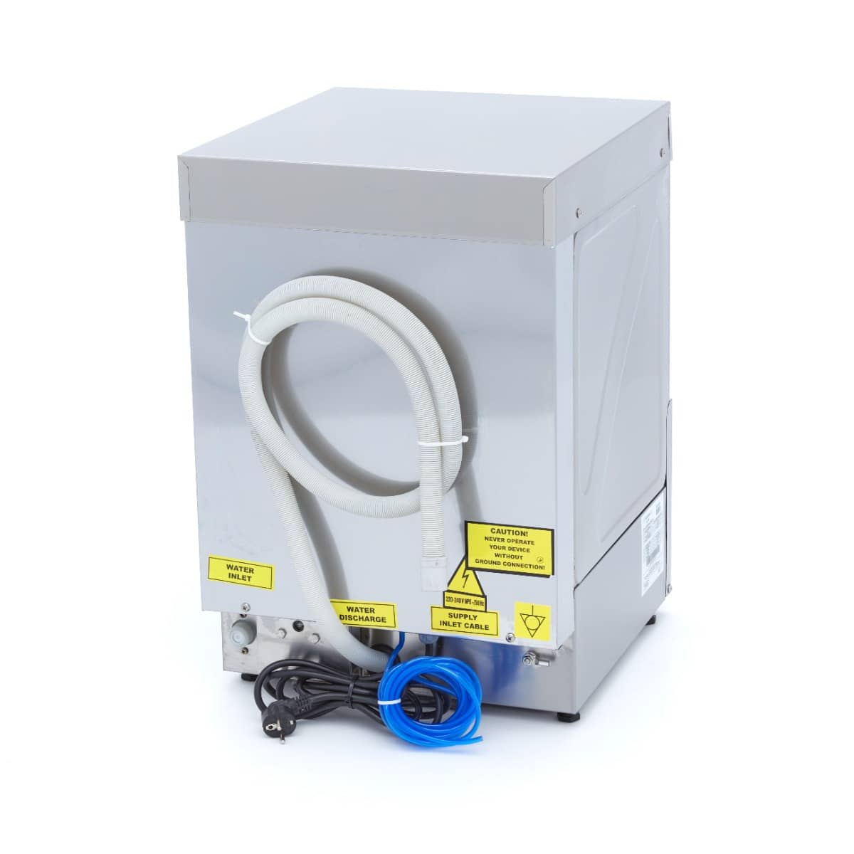 Glass Washer - 35 x 35cm - with Rinse Aid Pump - Digital Display - 230V — 4