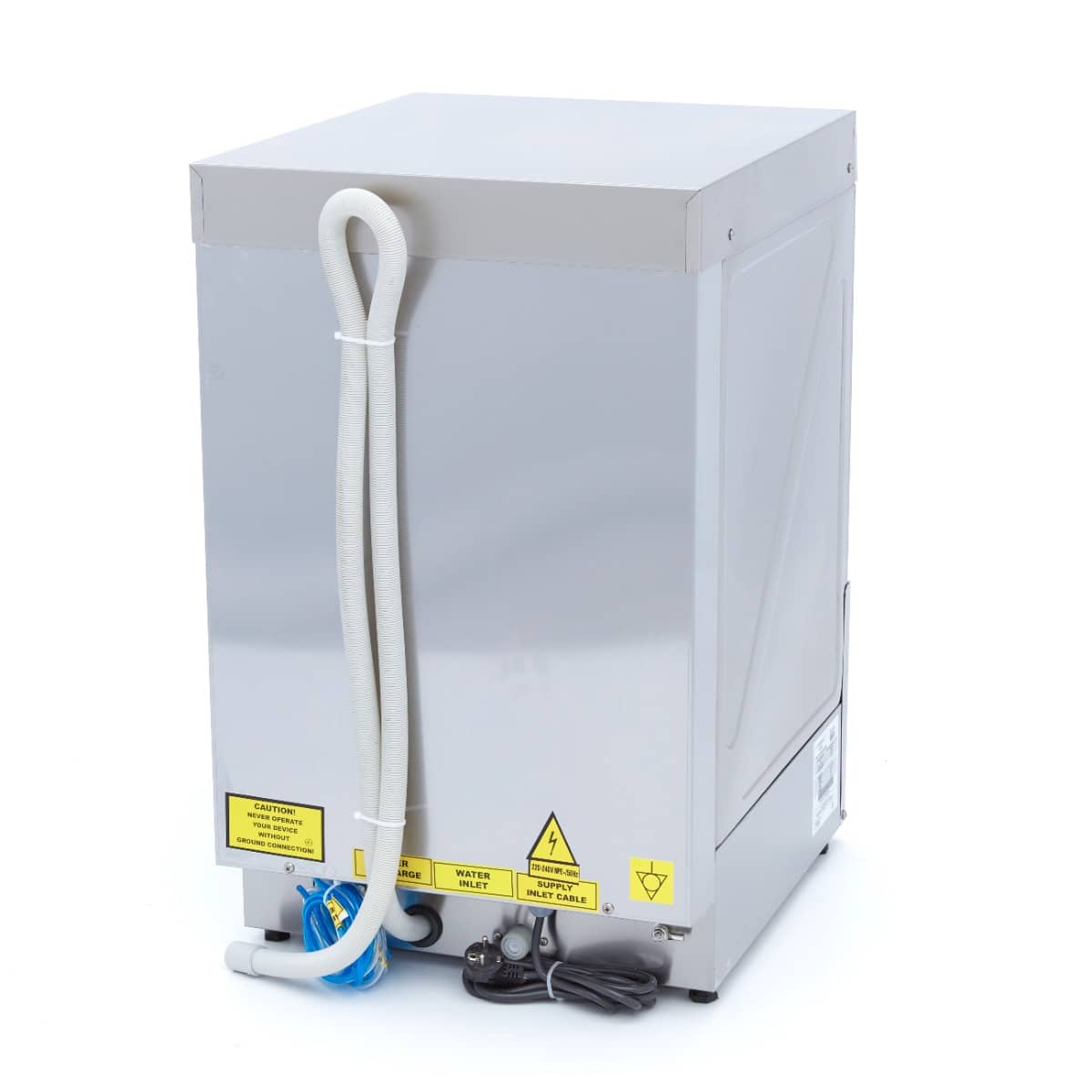 Undercounter Dishwasher - 40 x 40cm - with Drain, Rinse Aid and Soap Pump - Digital Display - 230V — 4