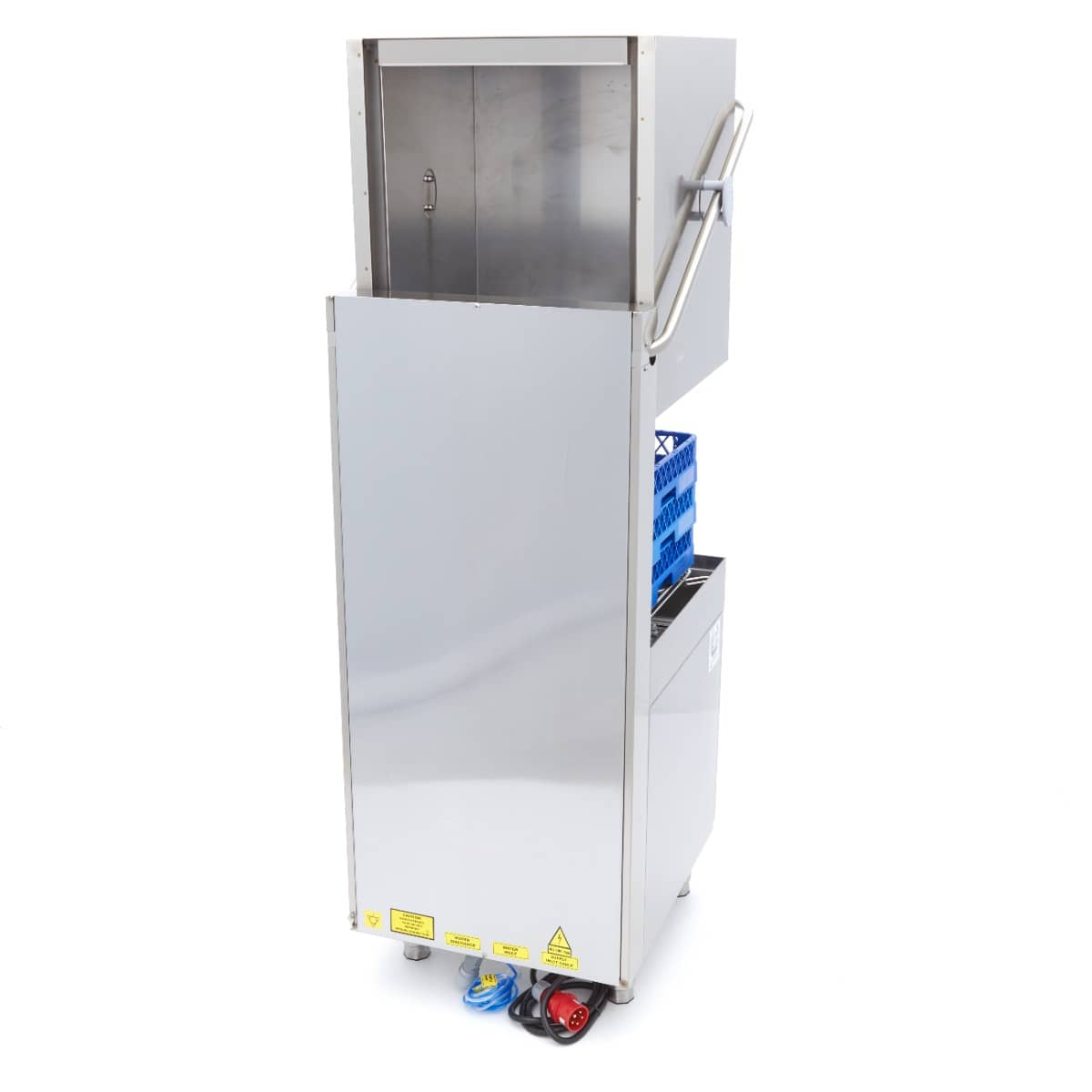 Pass Through Dishwasher - 50 x 50cm - With Rinse Aid and Soap Pumps - Digital Display - 400V — 4