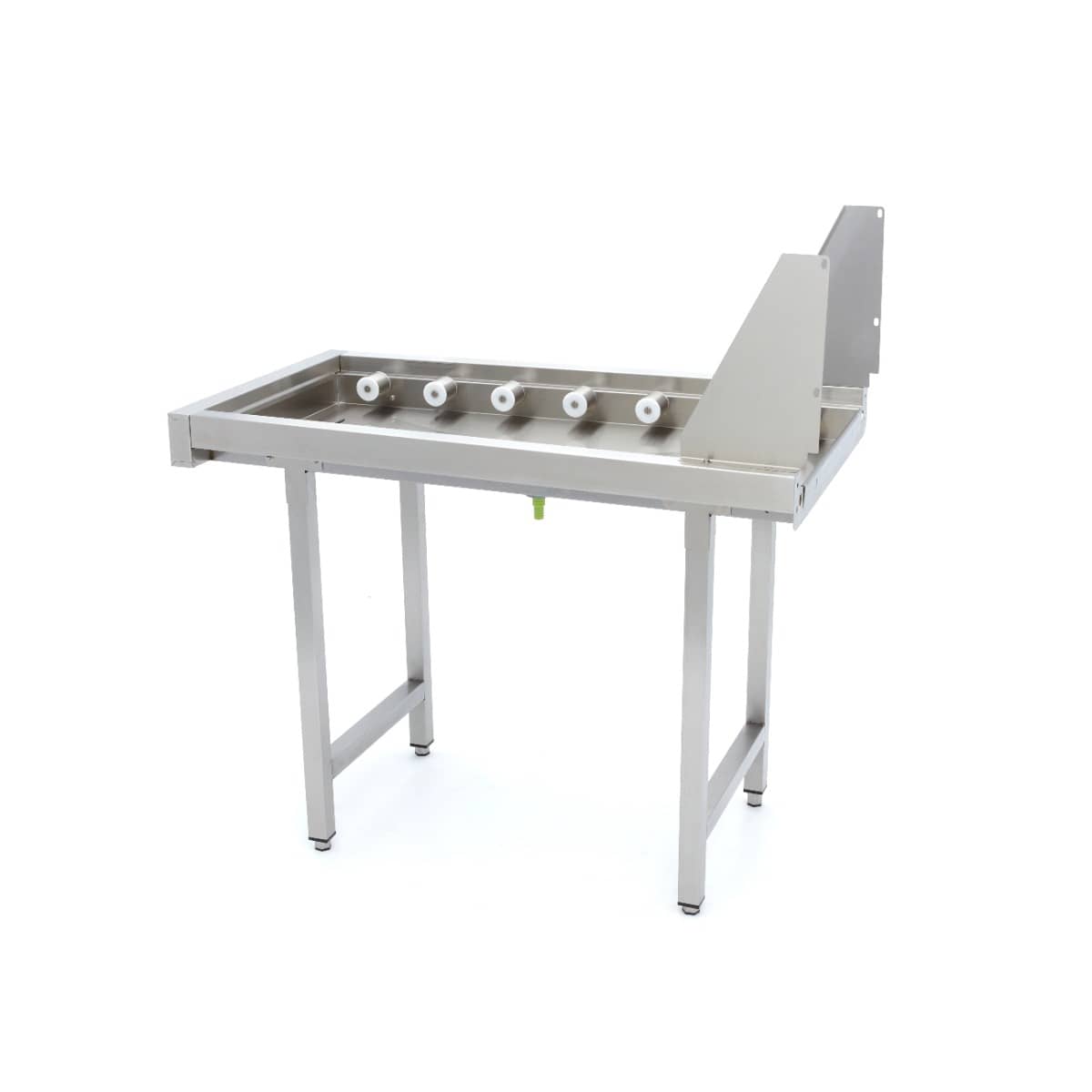 Stainless Steel Straight Roller Table - for Rack Conveyor Dishwasher — 4