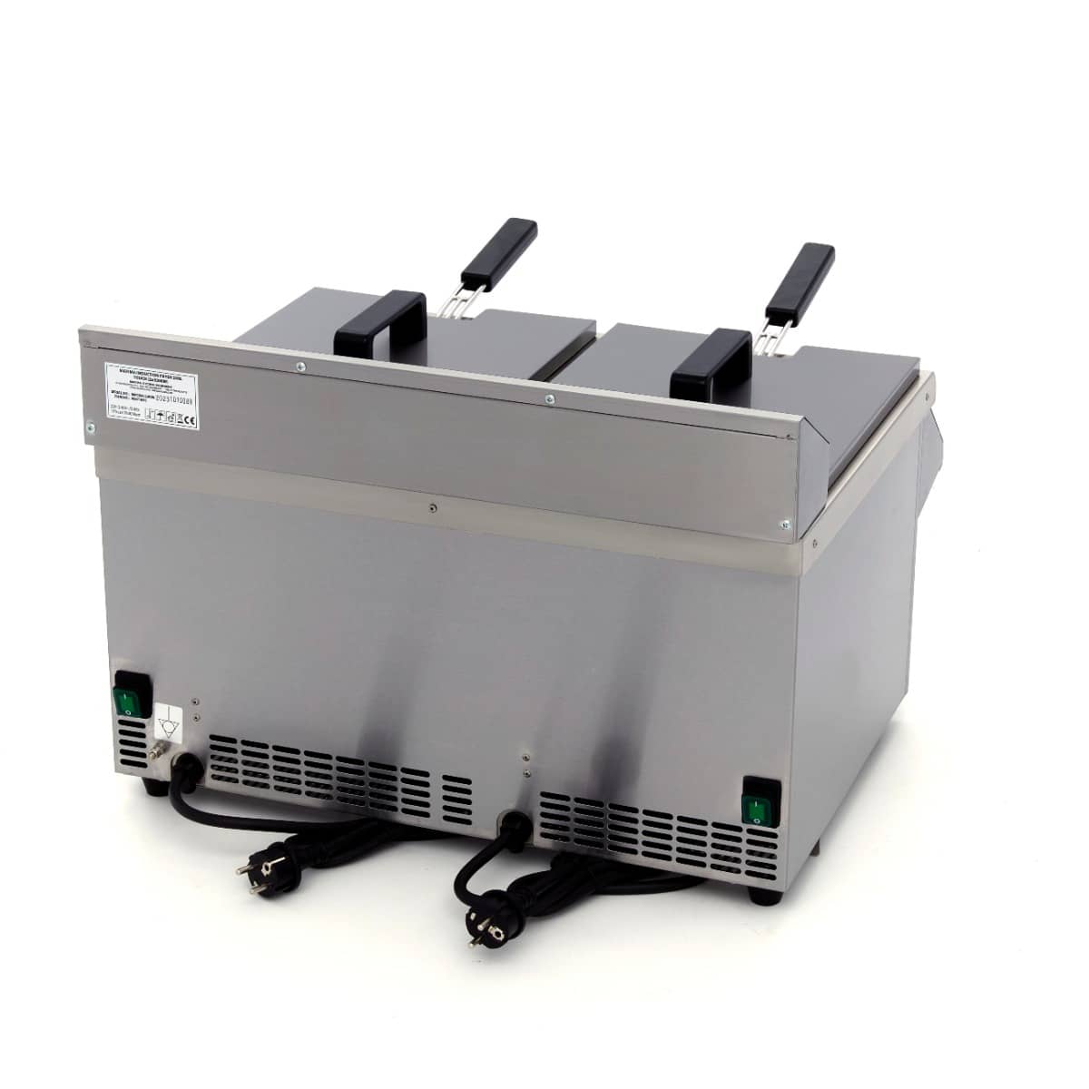 Deep Fryer - 2 x 8L - 2 Baskets - with Drain Tap - Induction — 4
