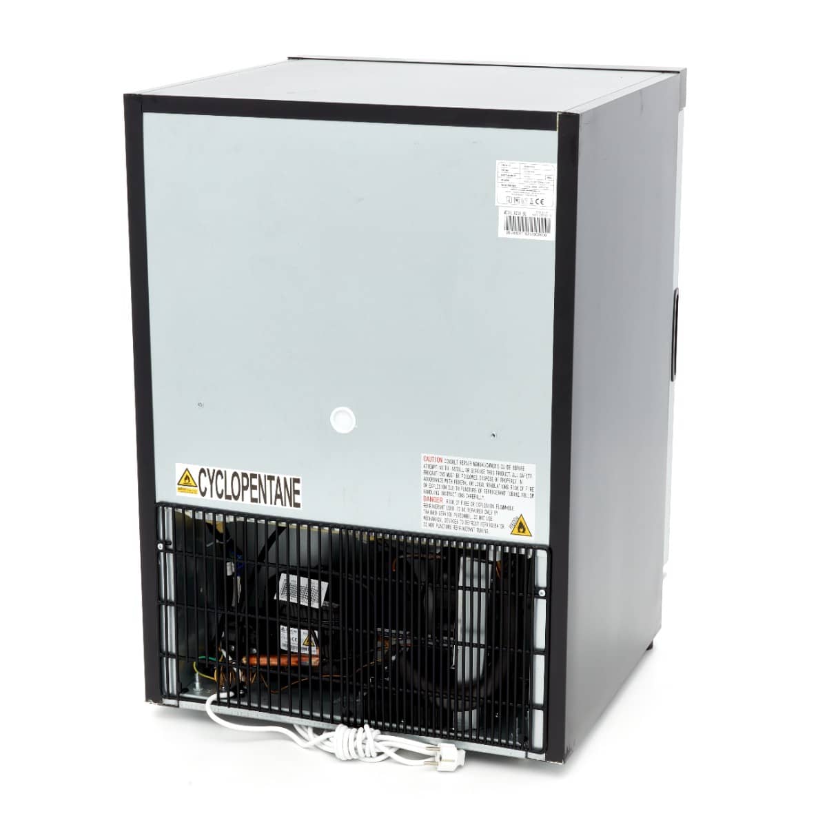 Fridge - 200L - Black - with Glass Door — 4