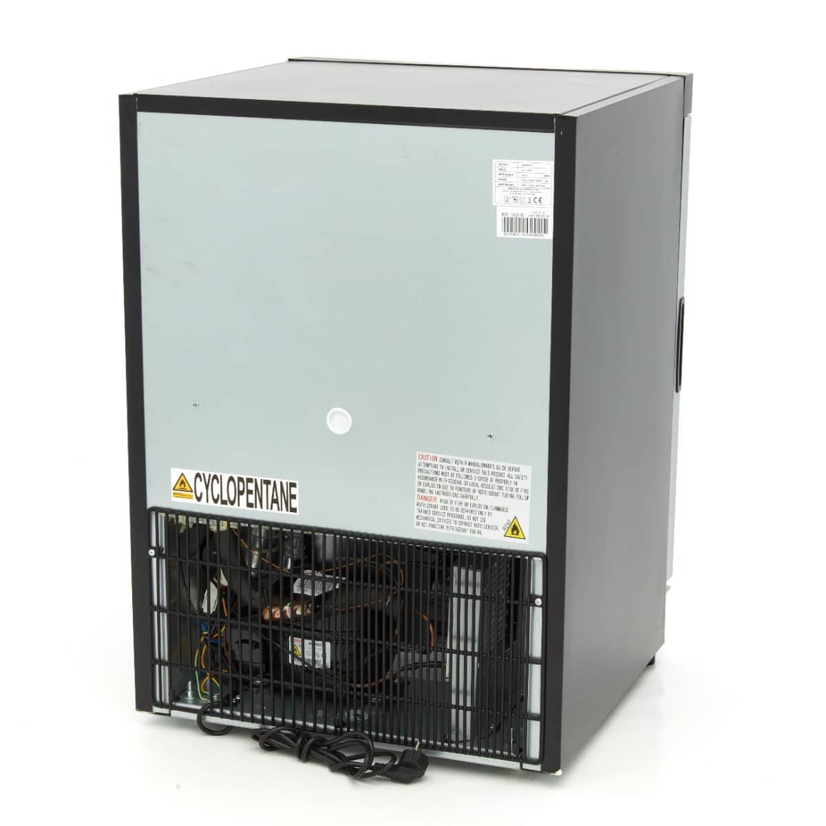 Freezer - 200L - Black - with Glass Door — 4