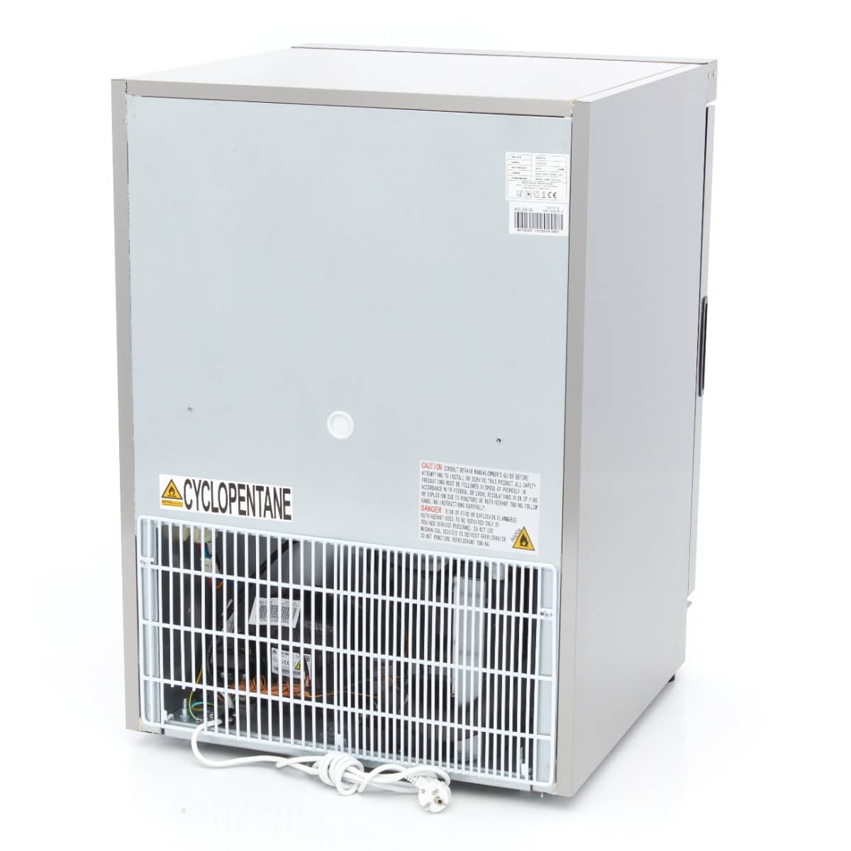 Fridge - 200L - Stainless Steel - with Glass Door — 4