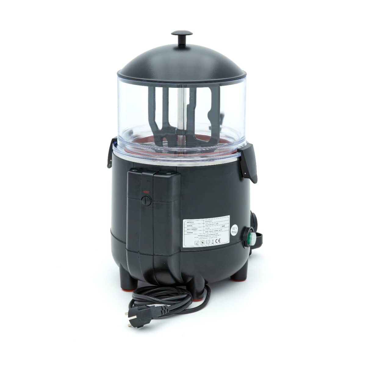 Hot Chocolate Dispenser - 5L - Black — 4