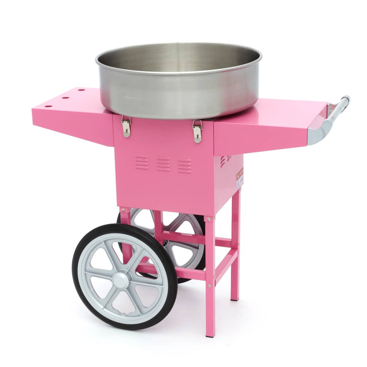 Candy Floss Machine – Ø 52cm – Pink – with Cart — 5