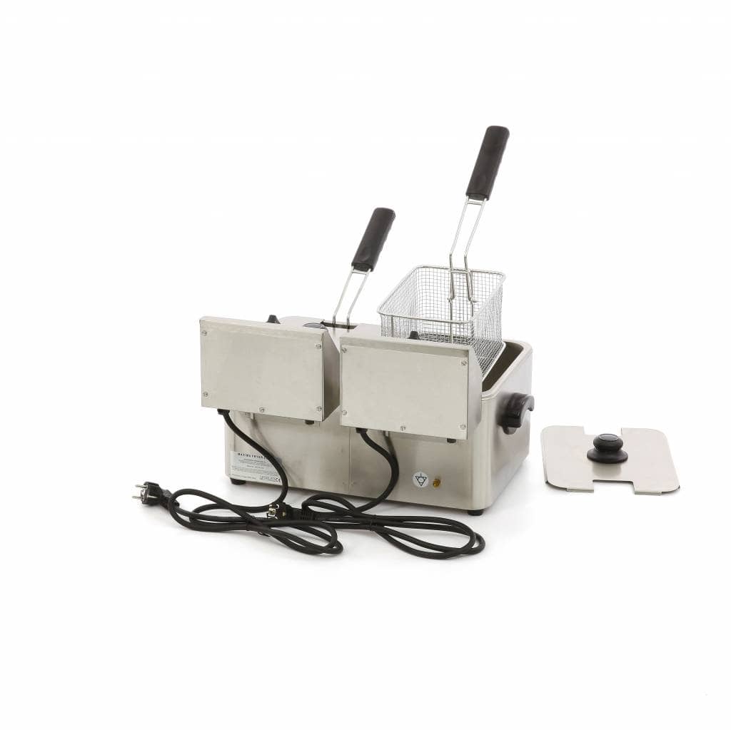 Deep Fryer - 2 x 4L - 2 Baskets - up to 2kg of Fries — 4