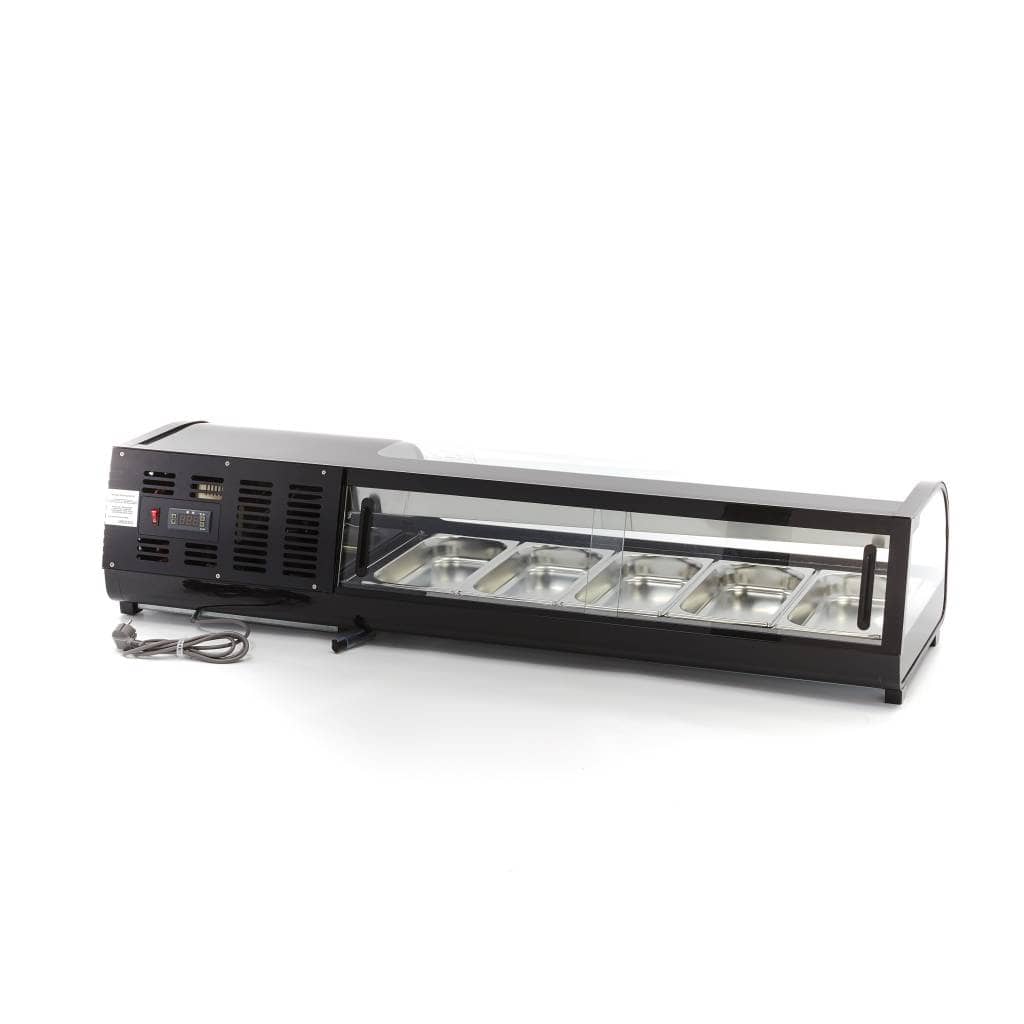 Sushi and Tapas Display - 52L - incl 5 x 1/3 GN - Tabletop — 4