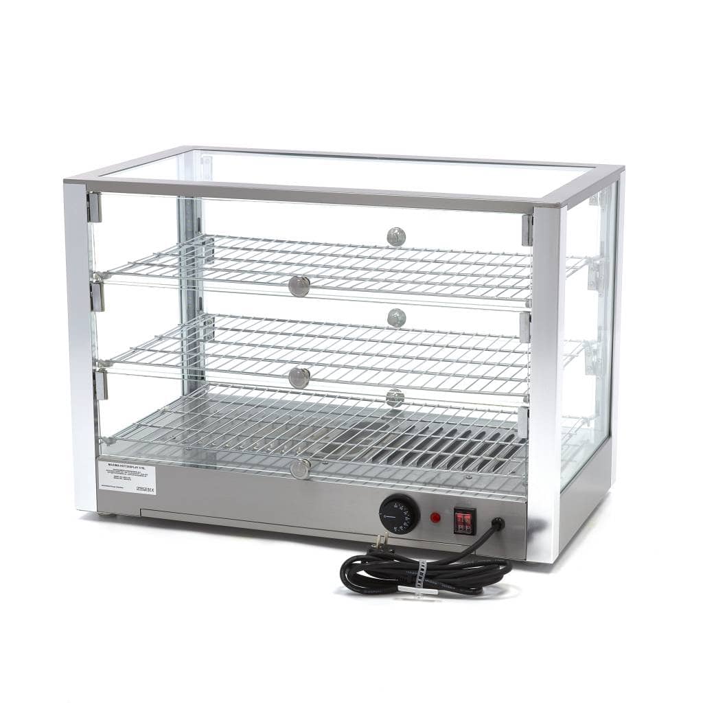 Heated Food Display - 115L - 70cm - 3 Shelves — 4