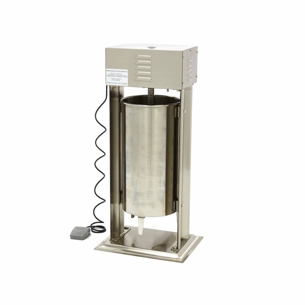 Sausage Stuffer - 25L - Automatic - Vertical - incl 4 Filling Tubes — 4