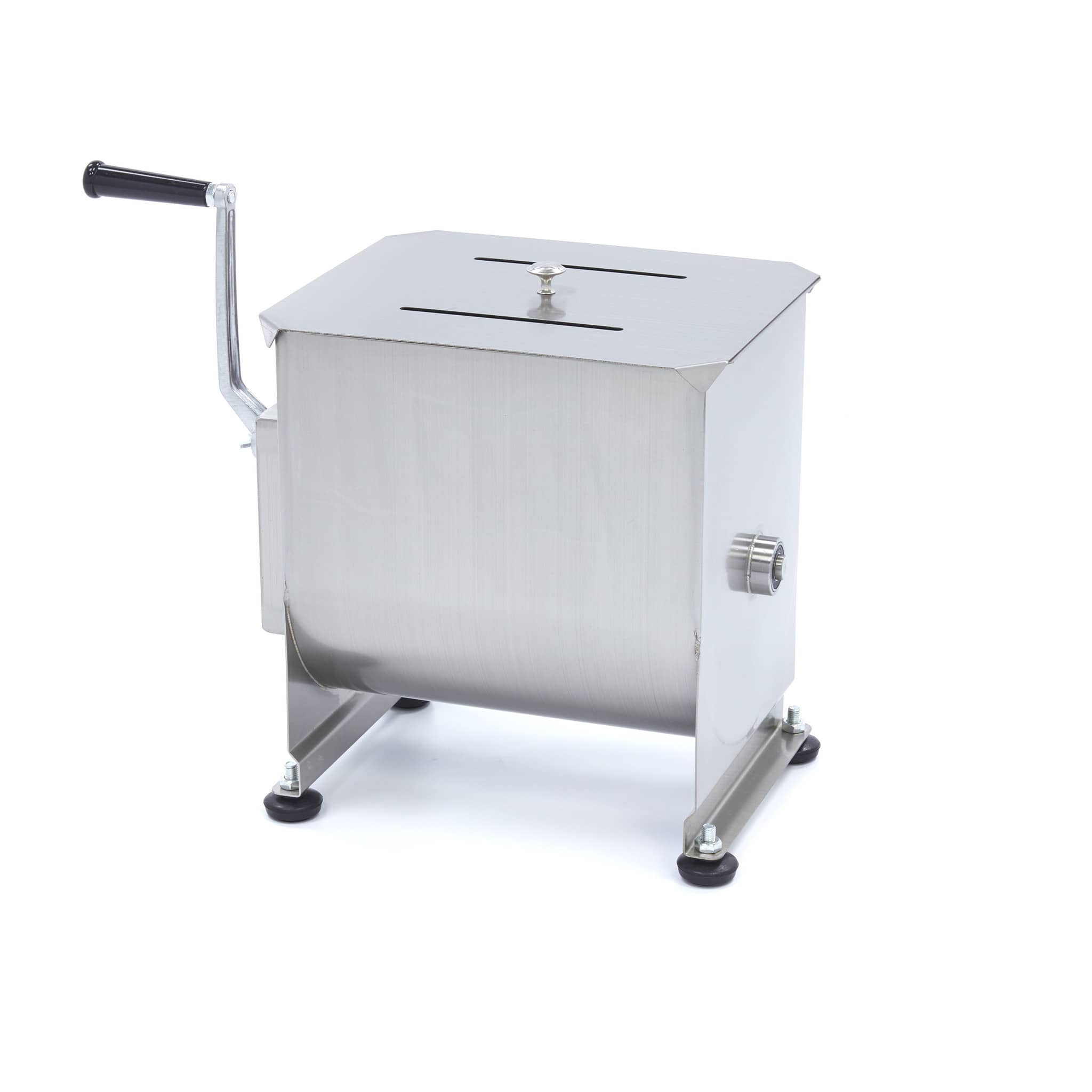 Meat Mixer - 20L - 16kg Meat - Single Axle - Manual — 4