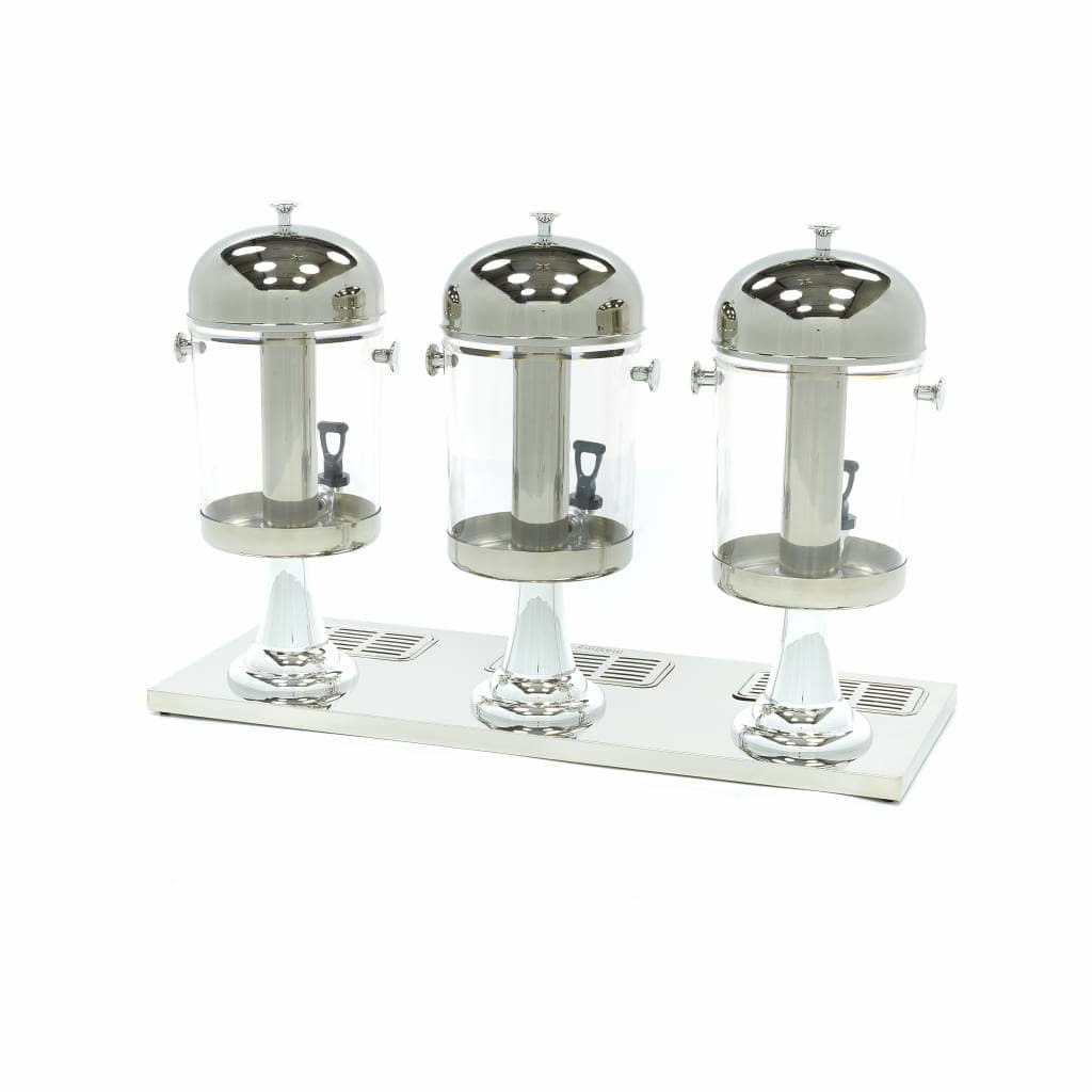 Drinks Dispenser - 3 x 8L - Central Cooling Tube - Works Without Power — 3