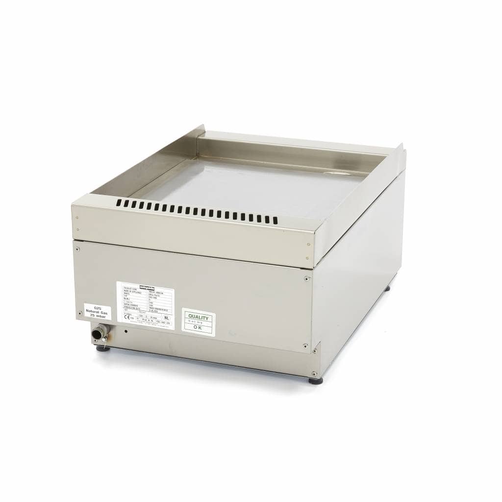 Commercial Grade Griddle - Smooth - Single Unit - 60cm Deep - Gas — 4