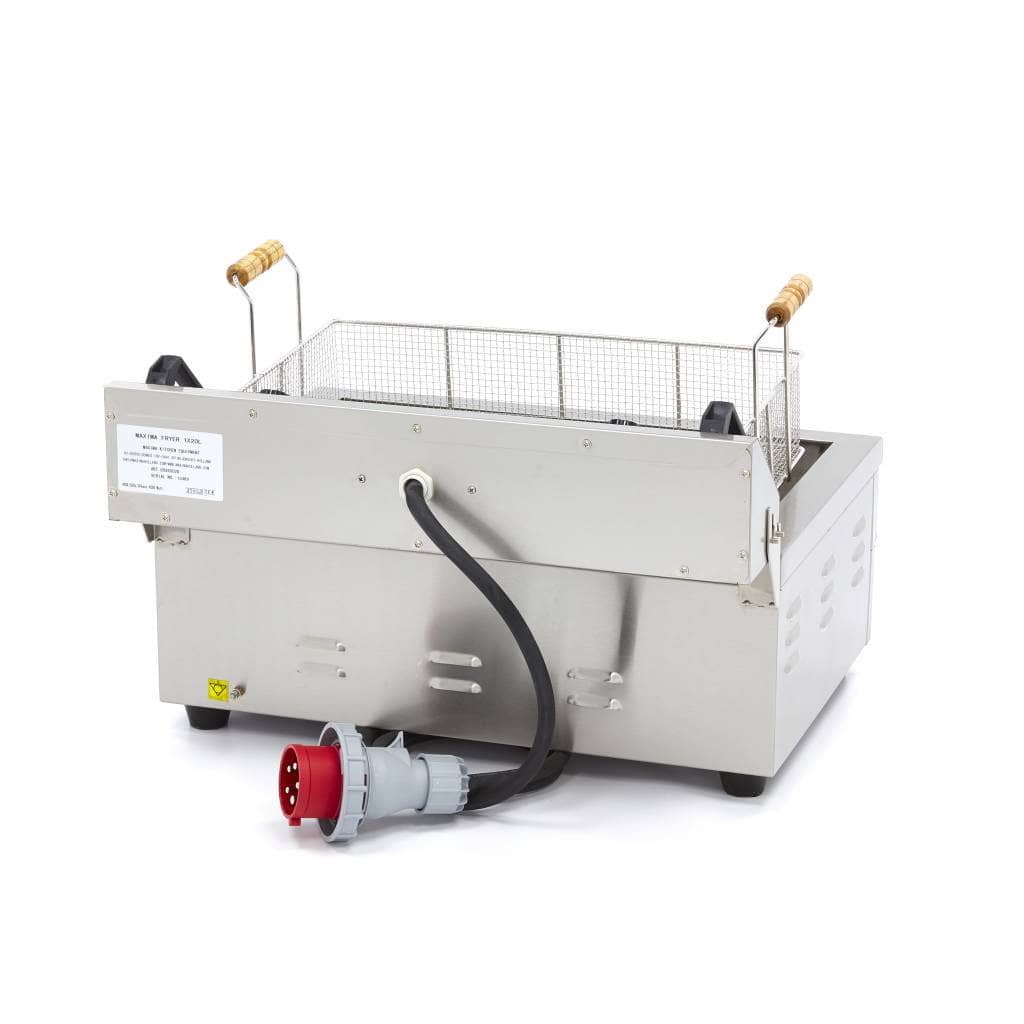 Deep Fryer - 20L - 1 Basket - with Drain Tap — 6