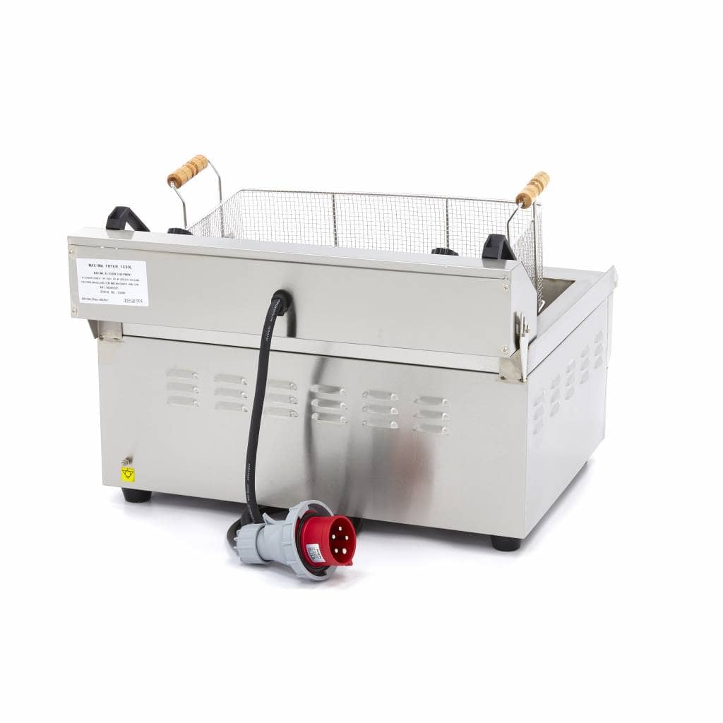 Deep Fryer - 30L - 1 Basket - with Drain Tap — 4