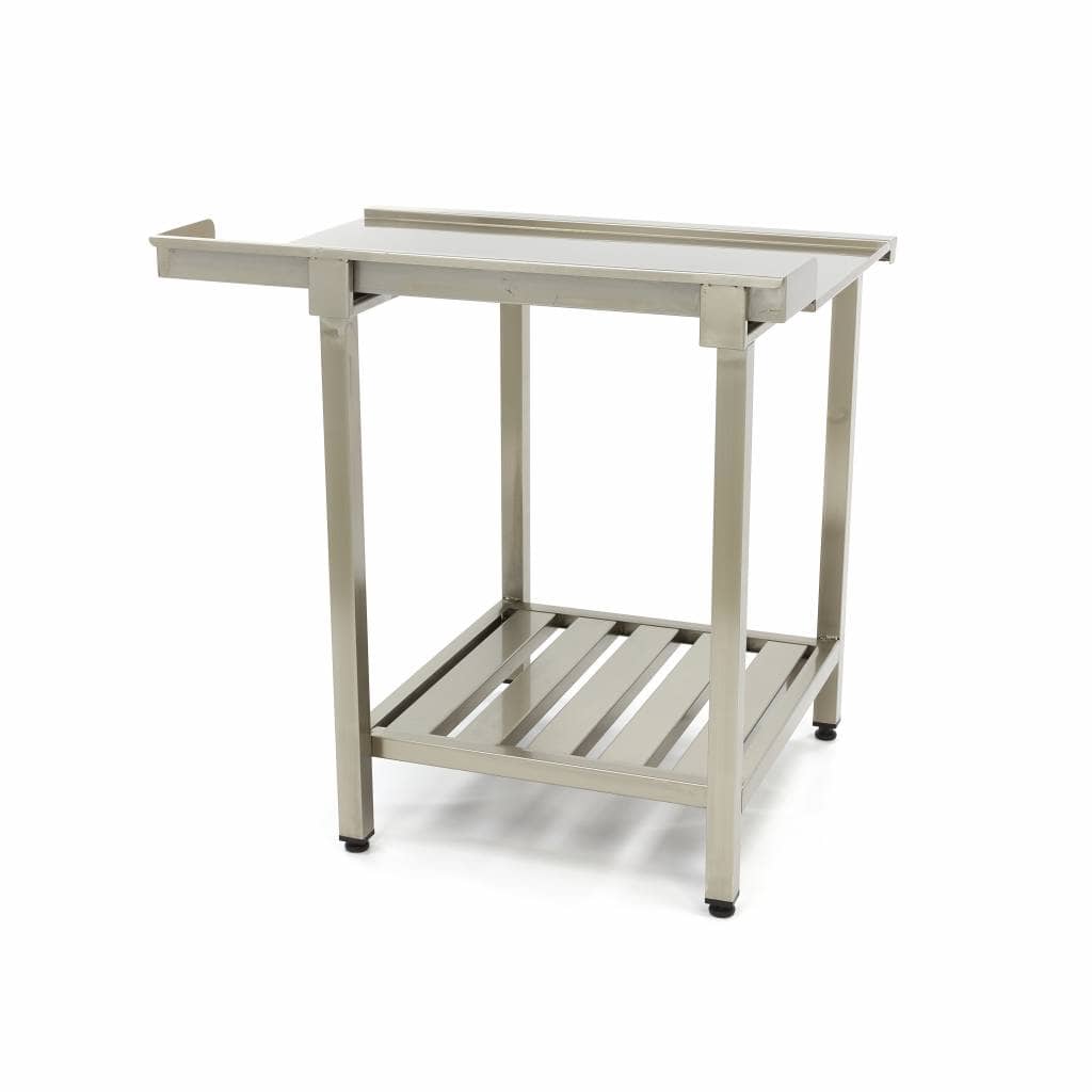 Dishwasher Table - 120 x 75cm - Left - with Backsplash and Storage Shelf — 4