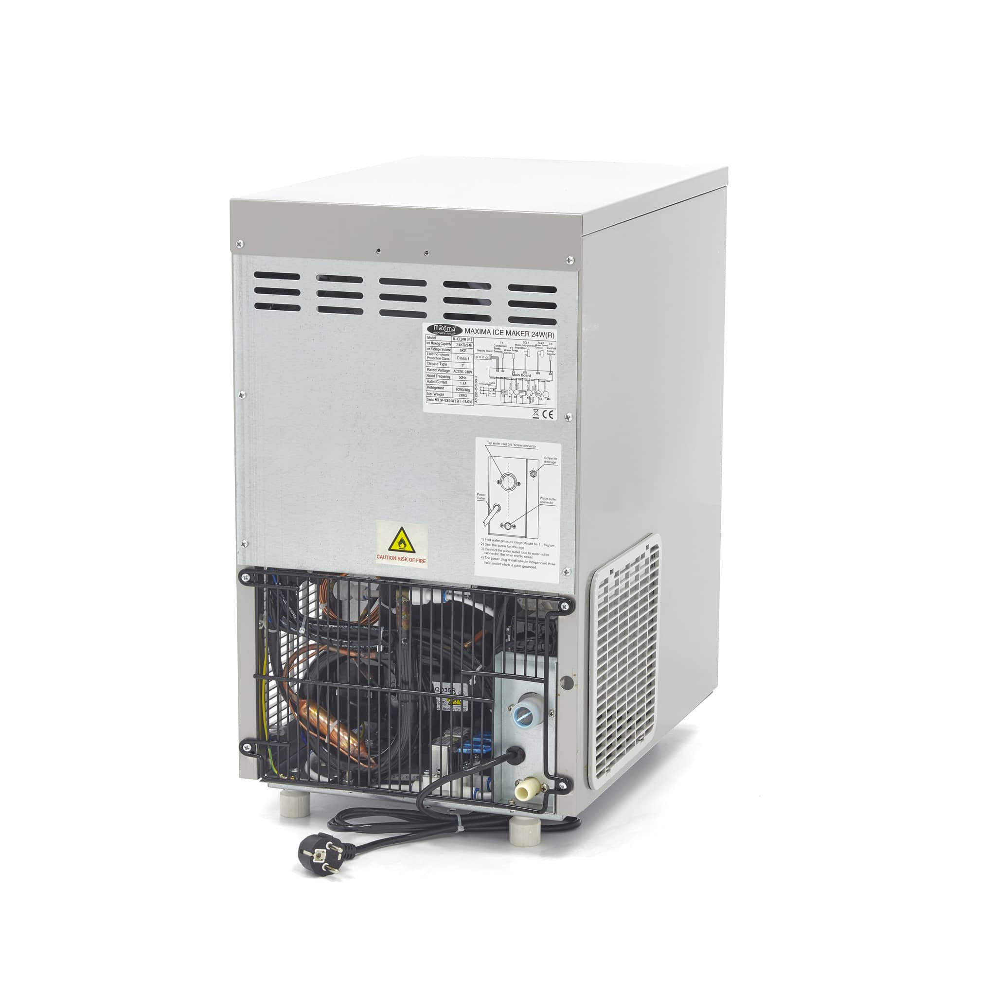 Ice Machine - 24kg/day - Bullet Cubes - Water Cooled — 4