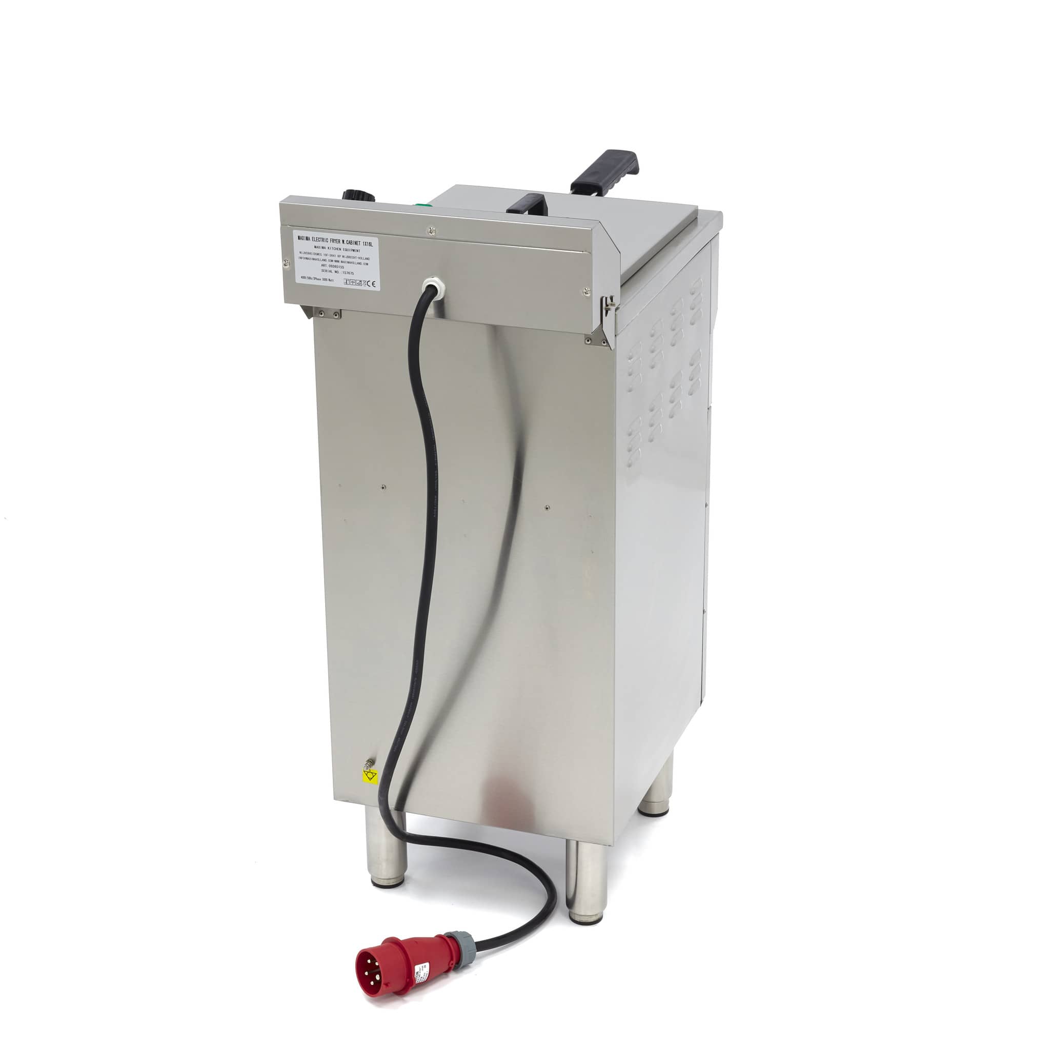 Deep Fryer - 16L - 1 Basket - with Drain Tap and Stand - 400V — 4